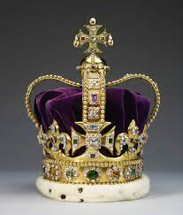 The coronation crown of King Charles III