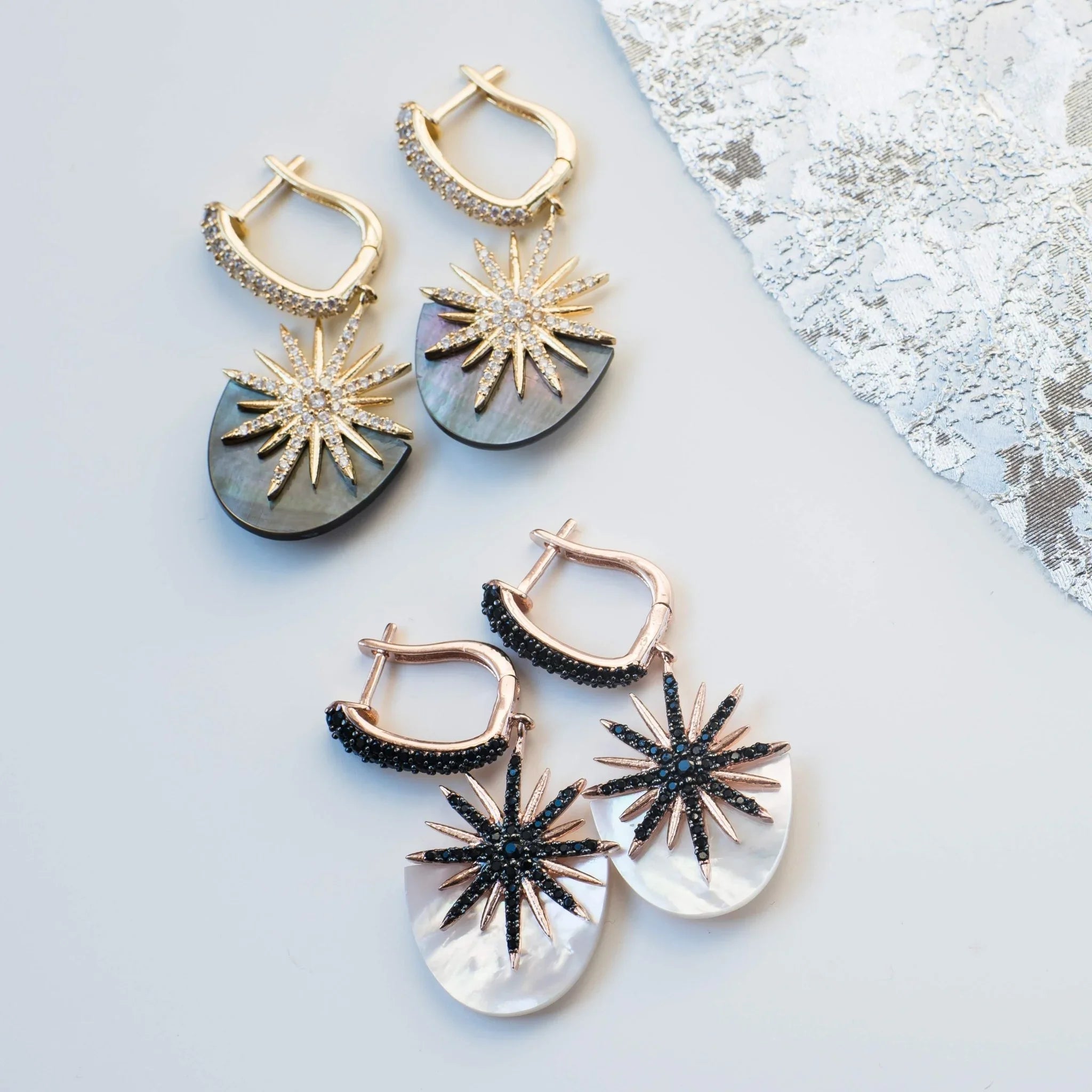 Spotted! Our Sunburst earrings on Health & Wellbeing Magazine... - LATELITA