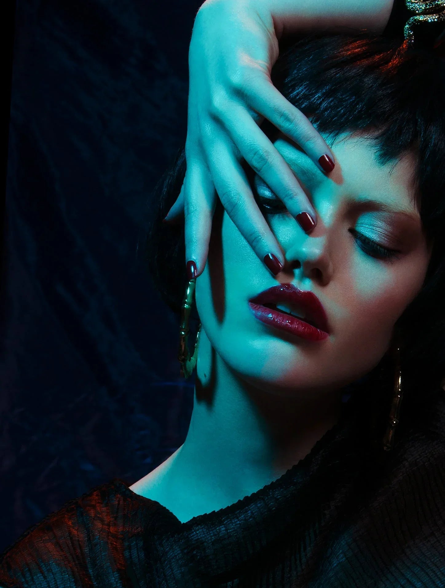 Our statement serpent cuff as seen in Factice Magazine - LATELITA