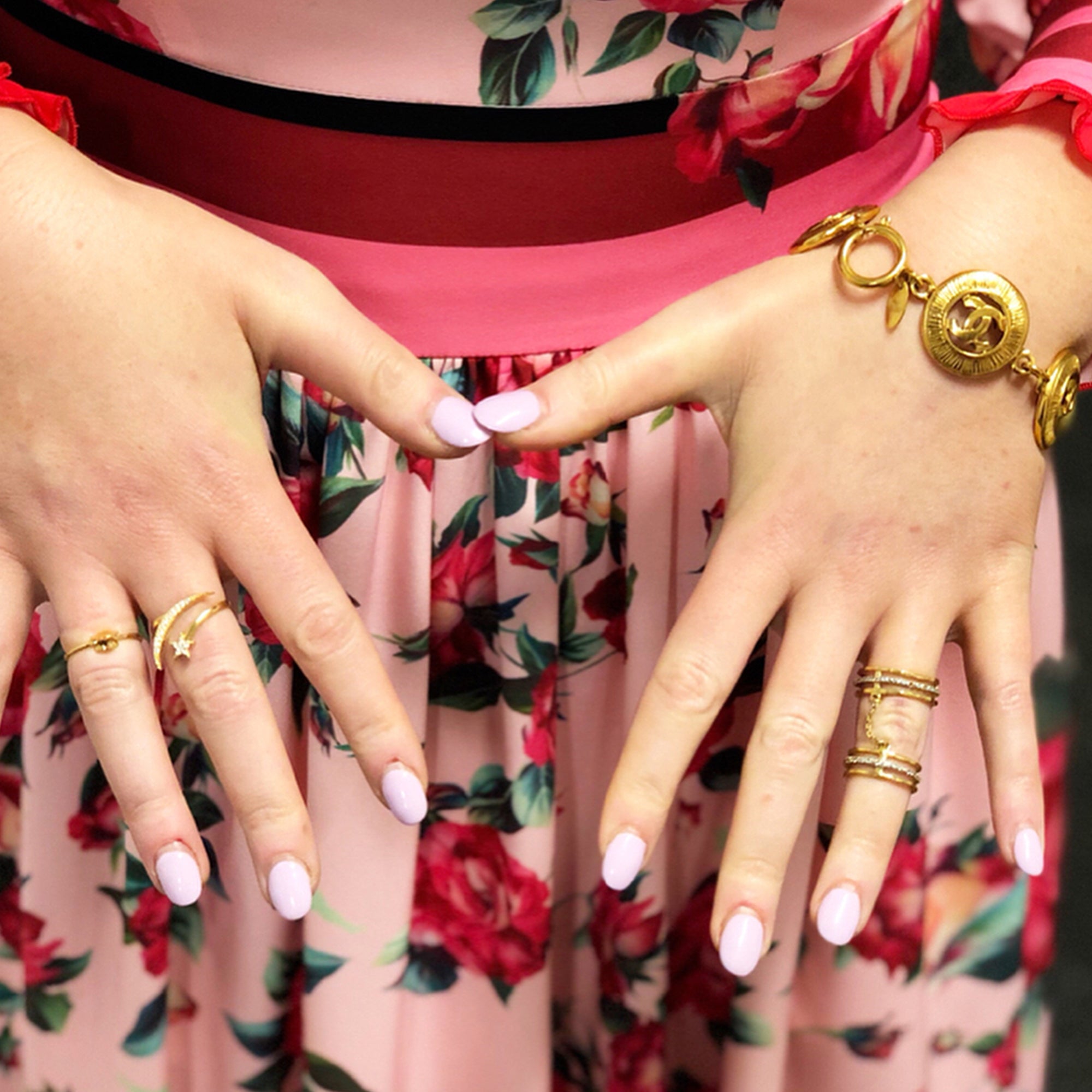 Spotted, the gorgeous Katherine Ryan wearing our Moon & Star ring - LATELITA