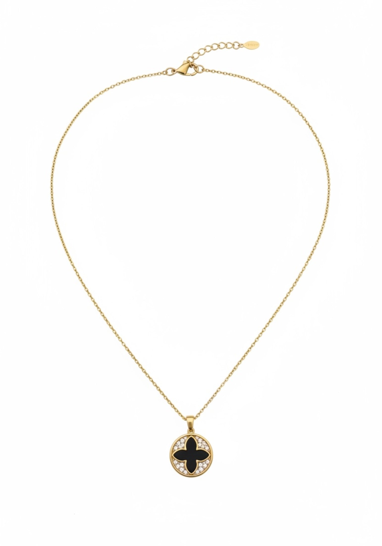 Florentine Clover Necklace Gold