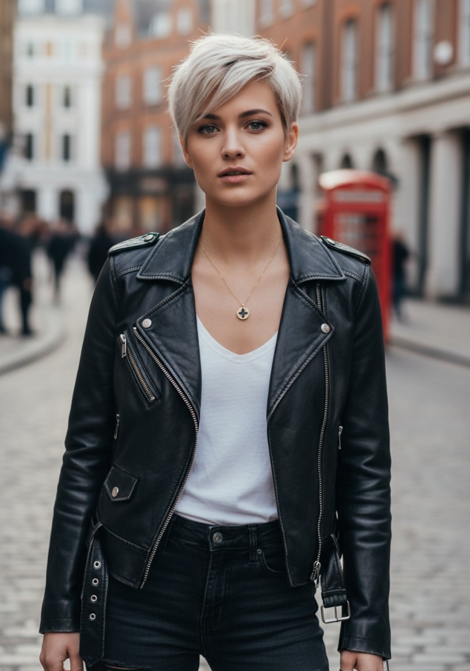 Florentine Clover Necklace Gold