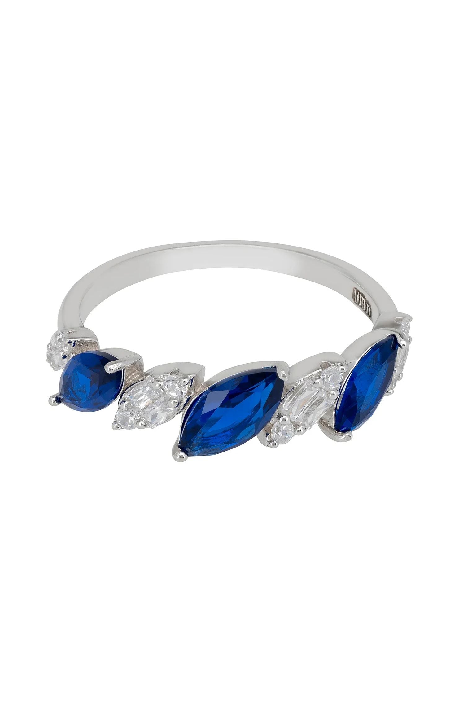 Sapphire and diamond ring.