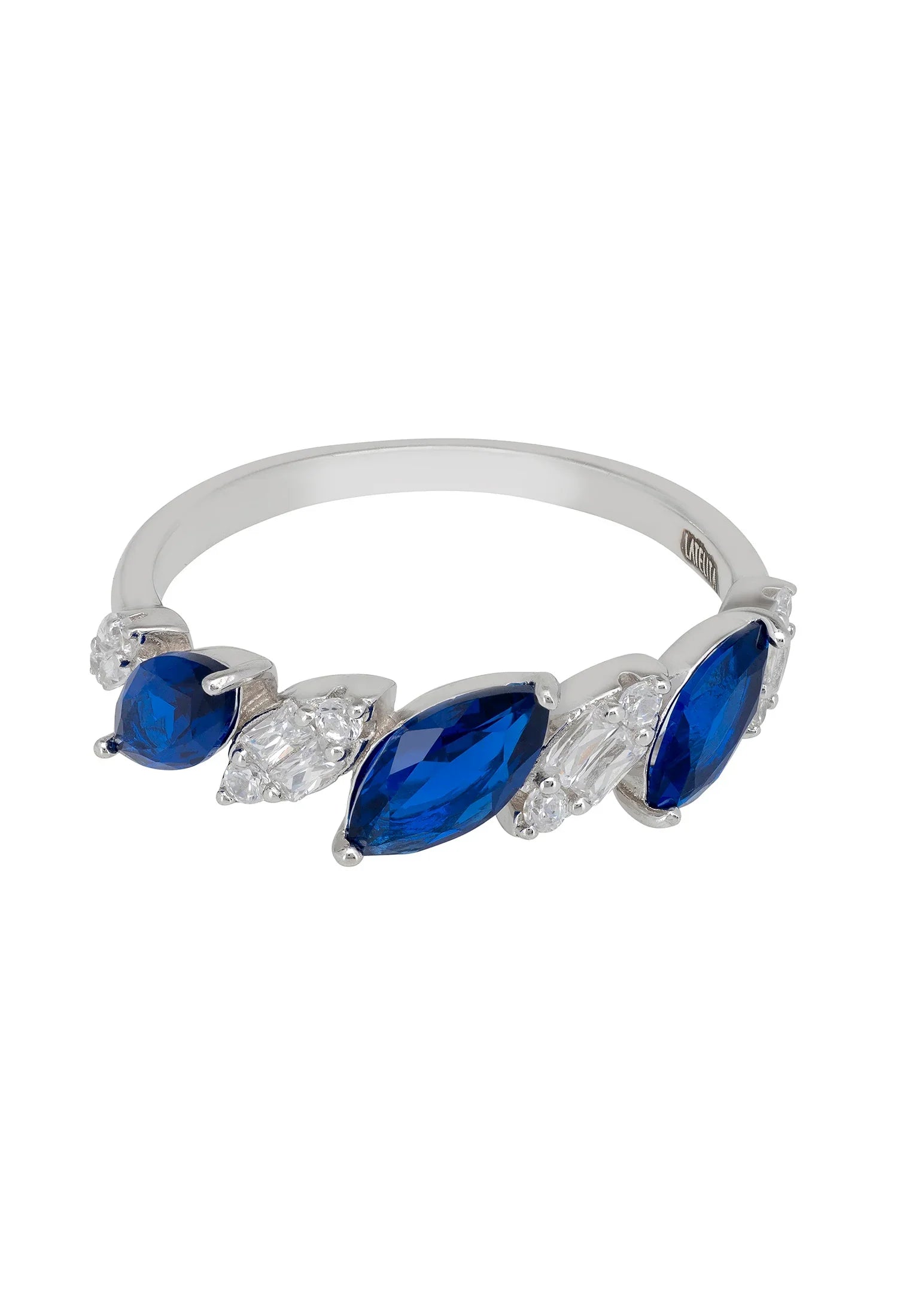 Sapphire and diamond ring.