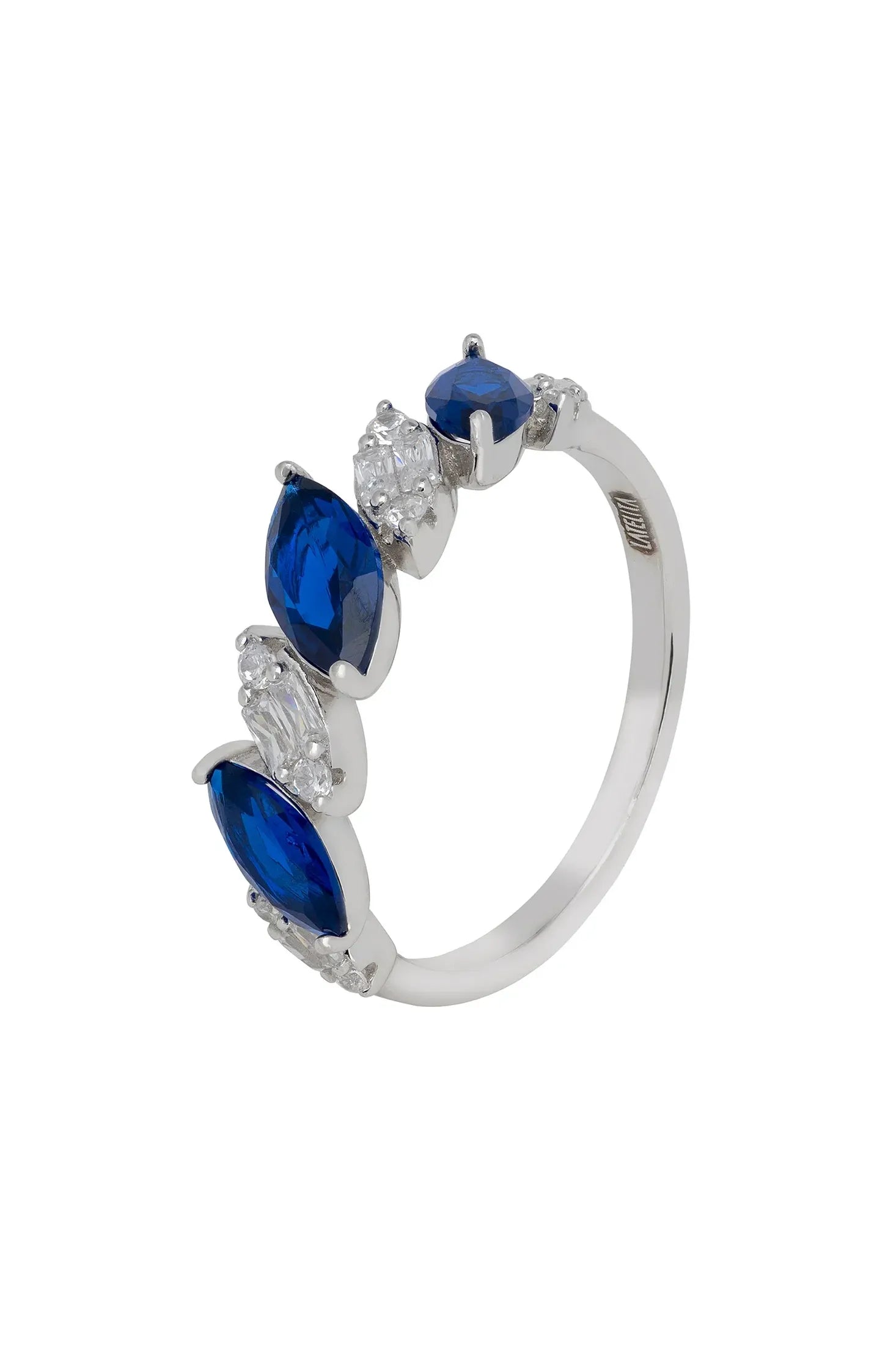 Sapphire and diamond ring.