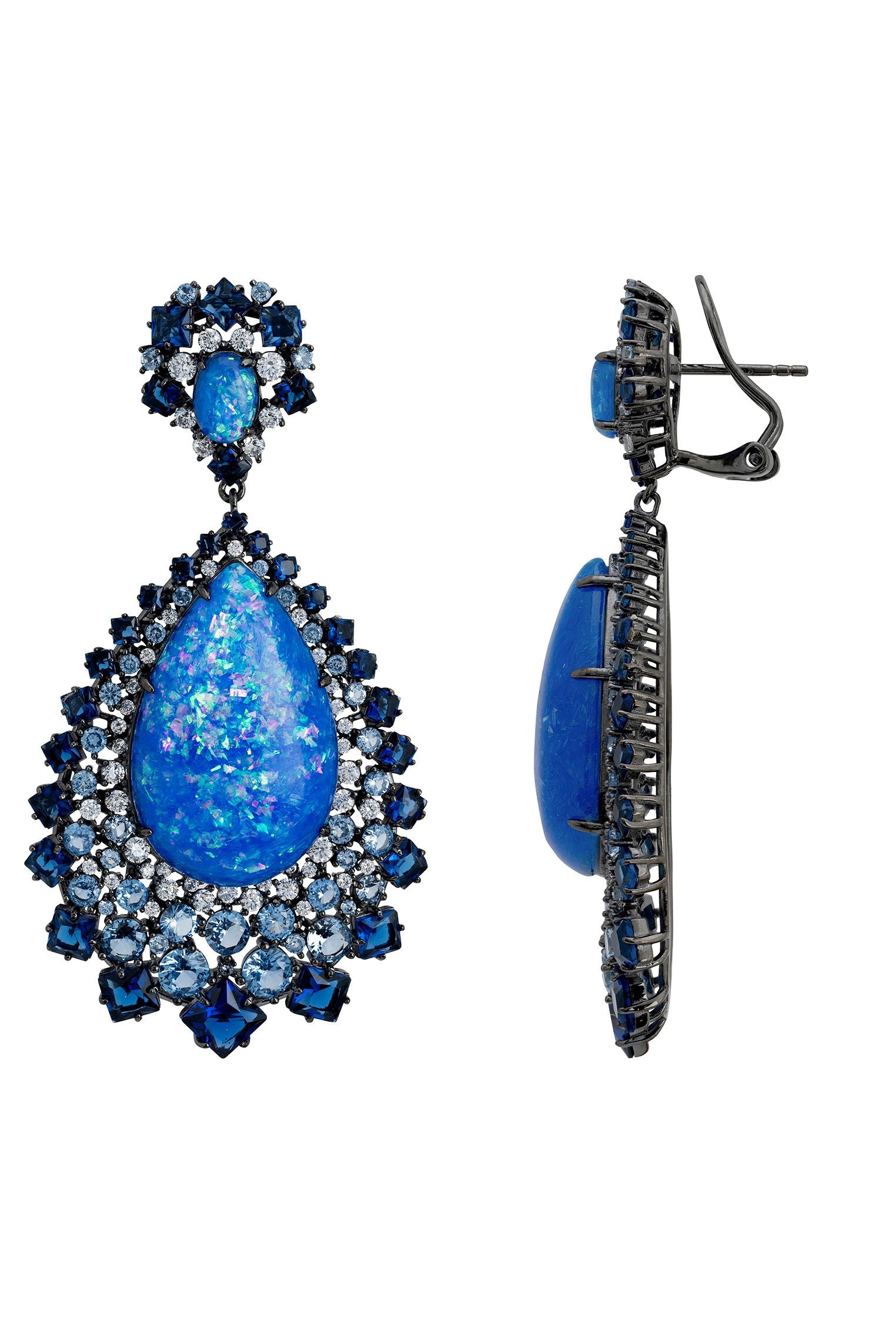 Latch backing of the earrings.