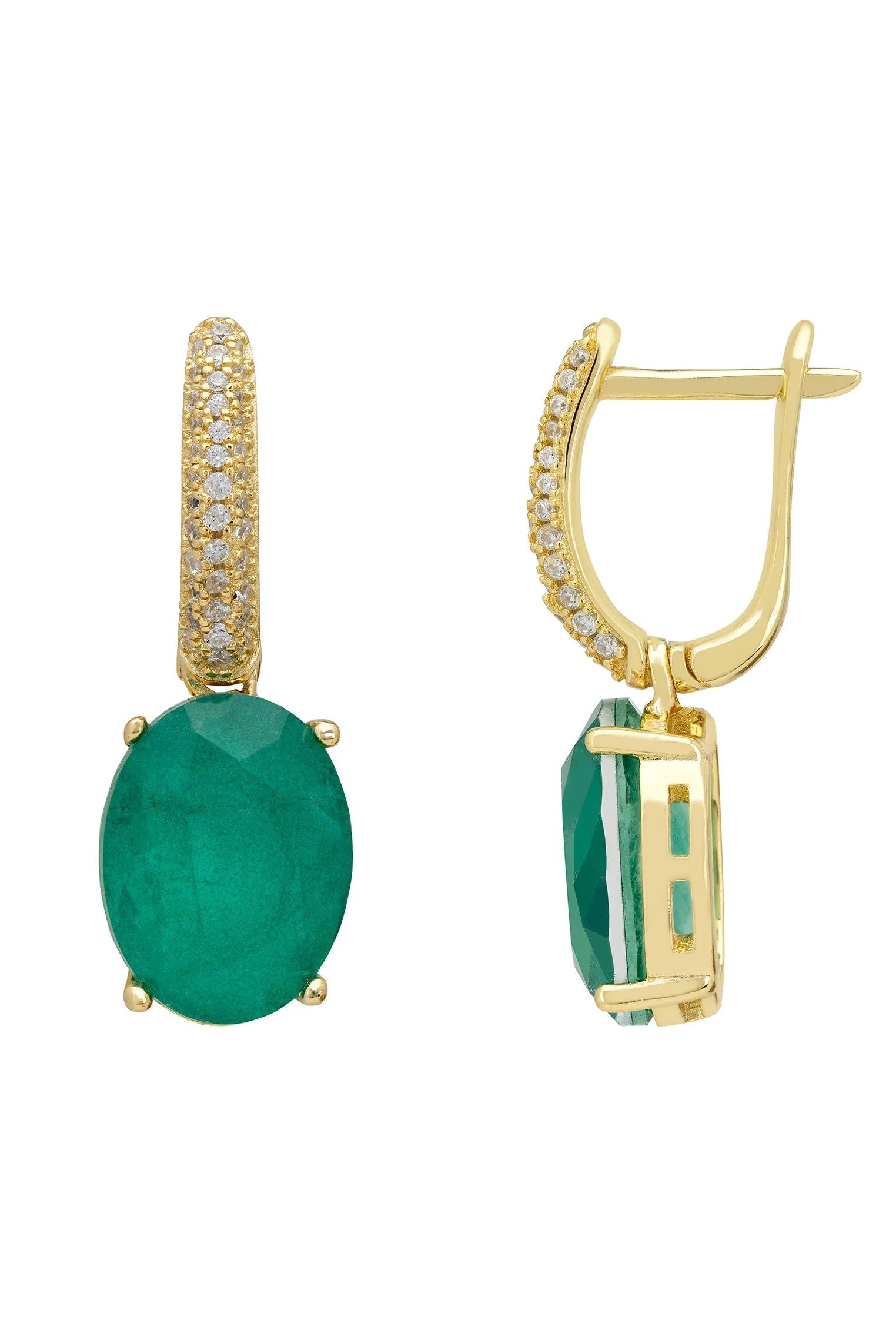 Latch backing of the earrings.