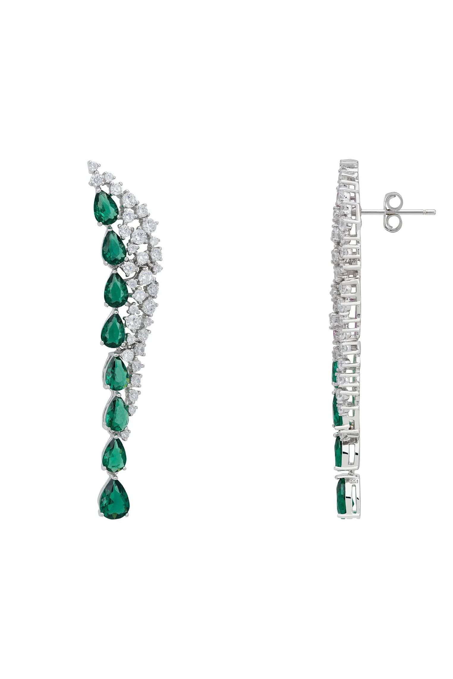 Push backing of the earrings.