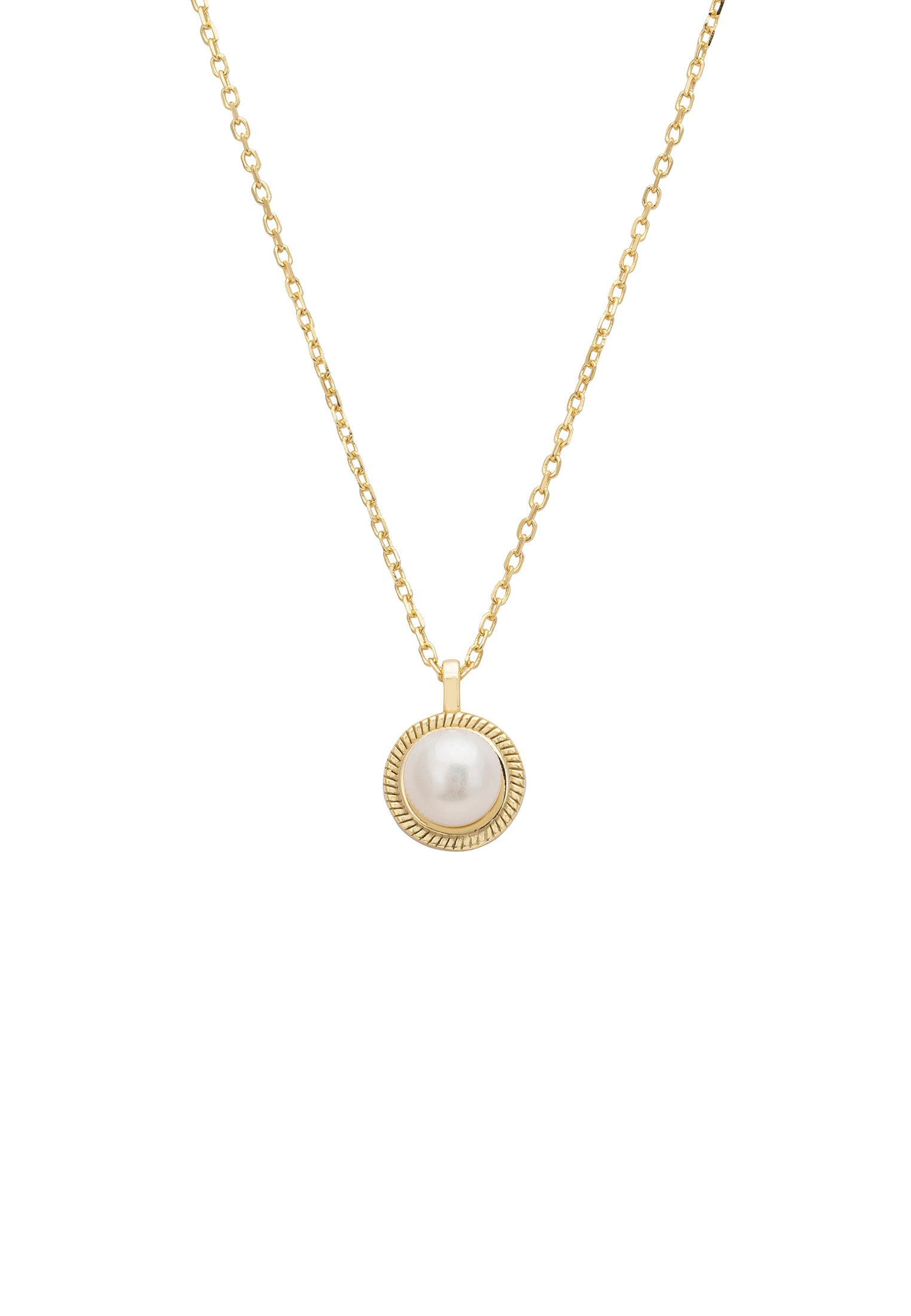 Rococo Pearl Necklace Gold