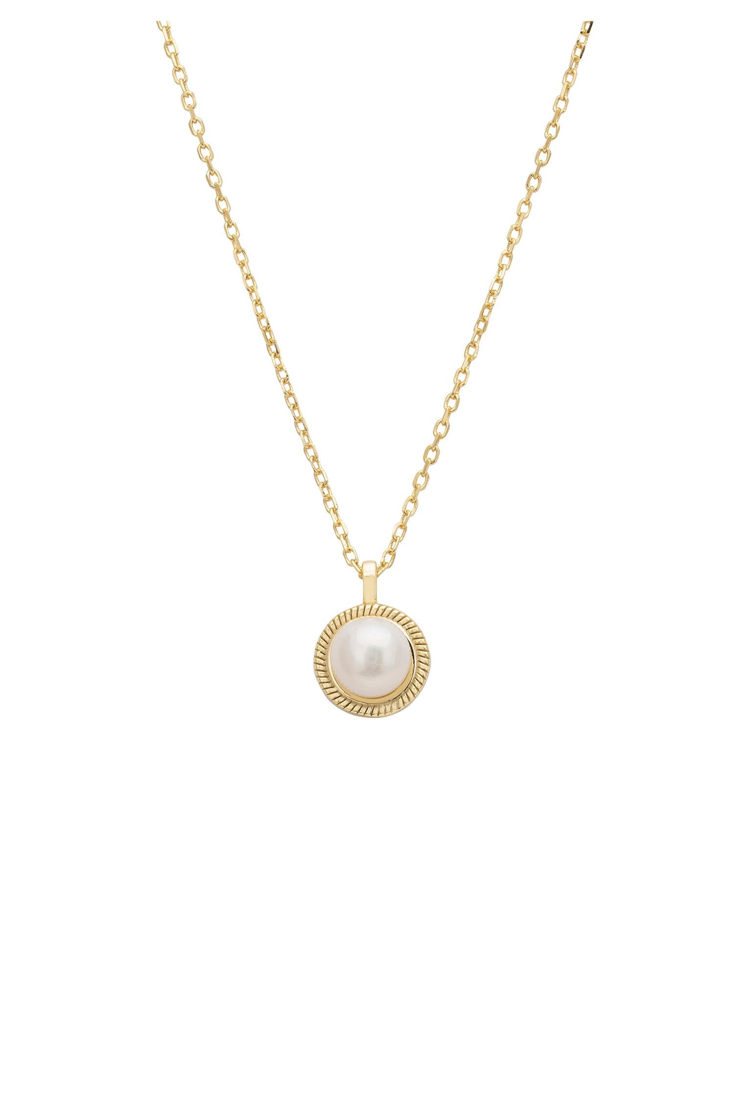 Rococo Pearl Necklace Gold