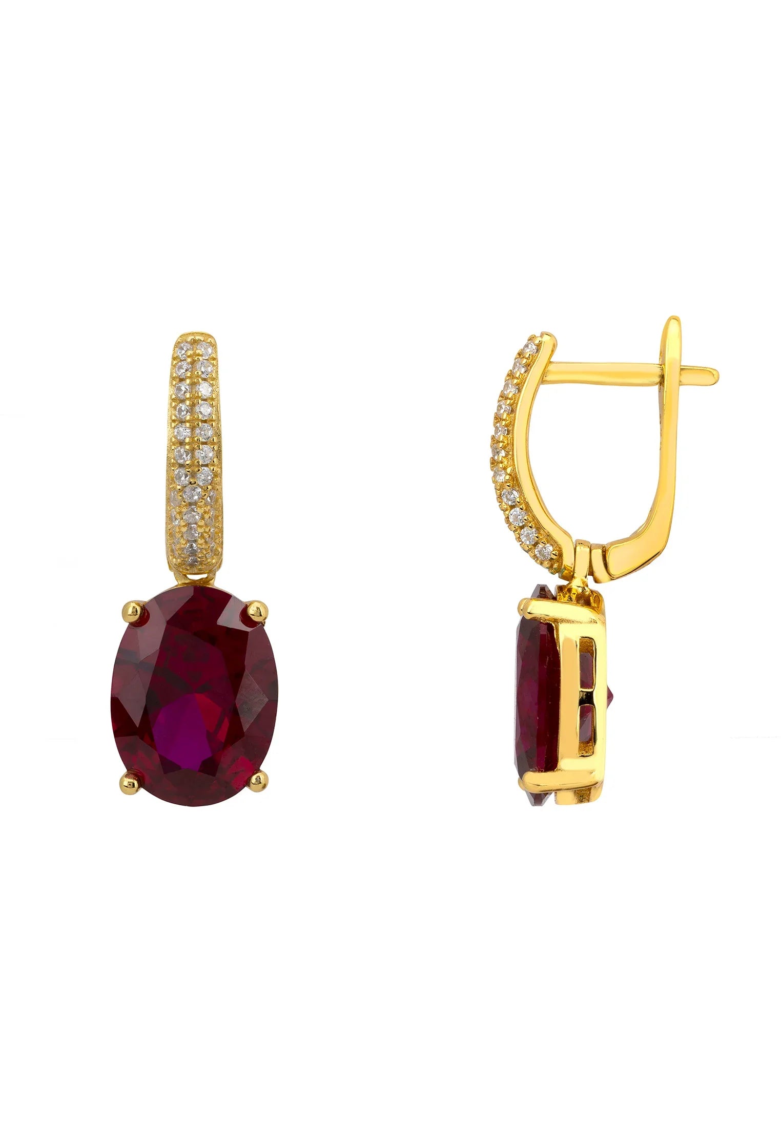 Latch baking of the earrings.