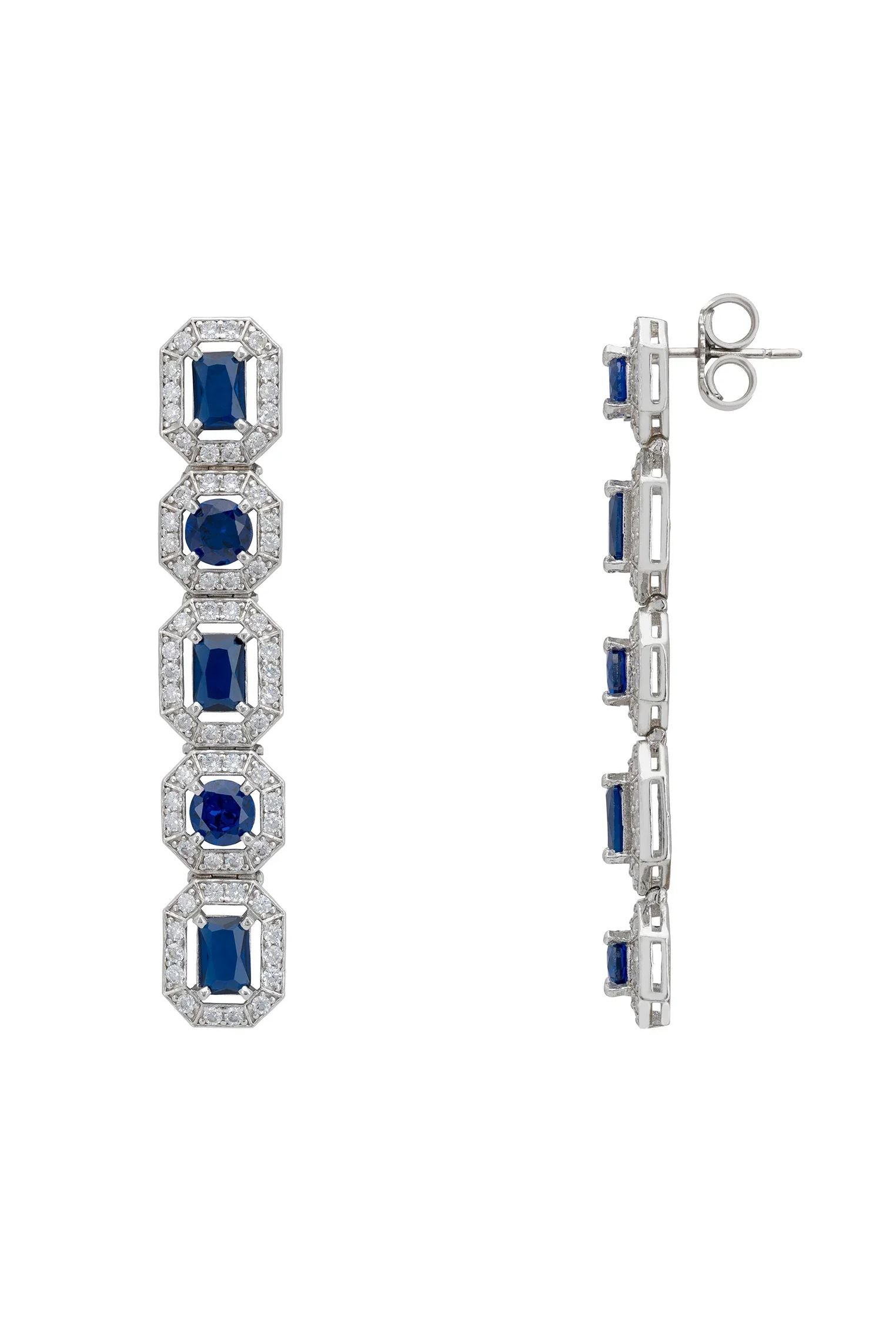 Push backing of the earrings.