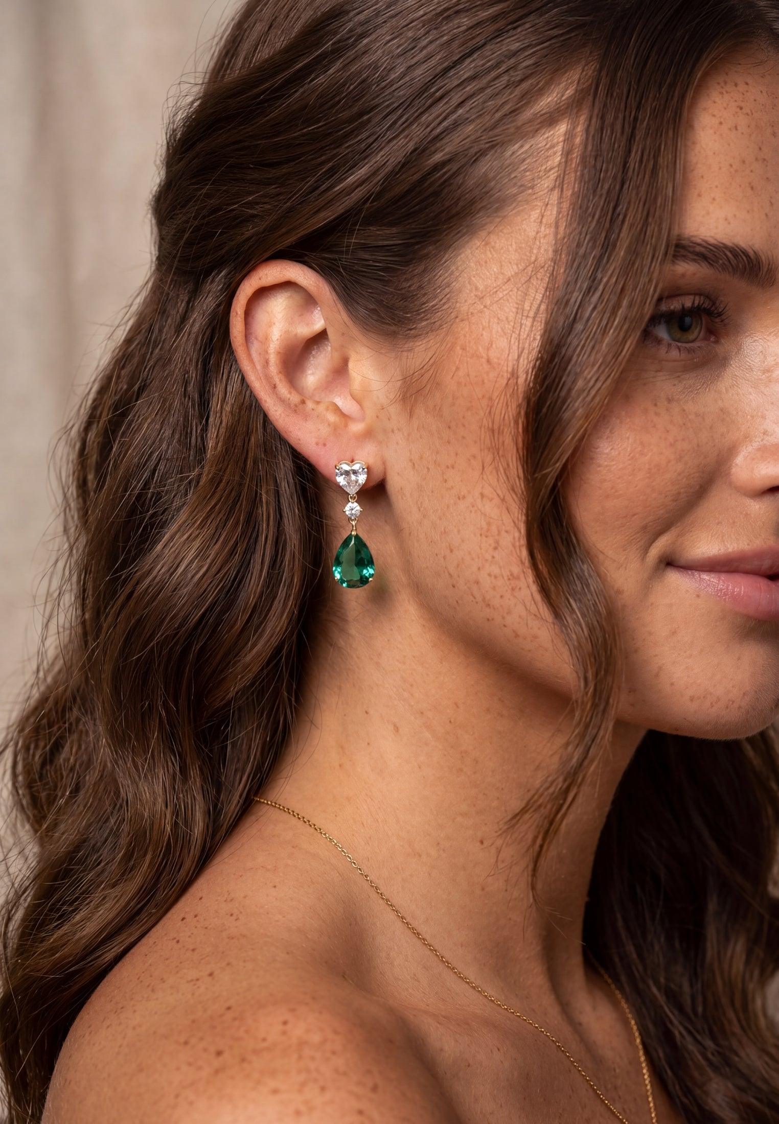 Irina Paraiba Tourmaline Teardrop Earrings Gold