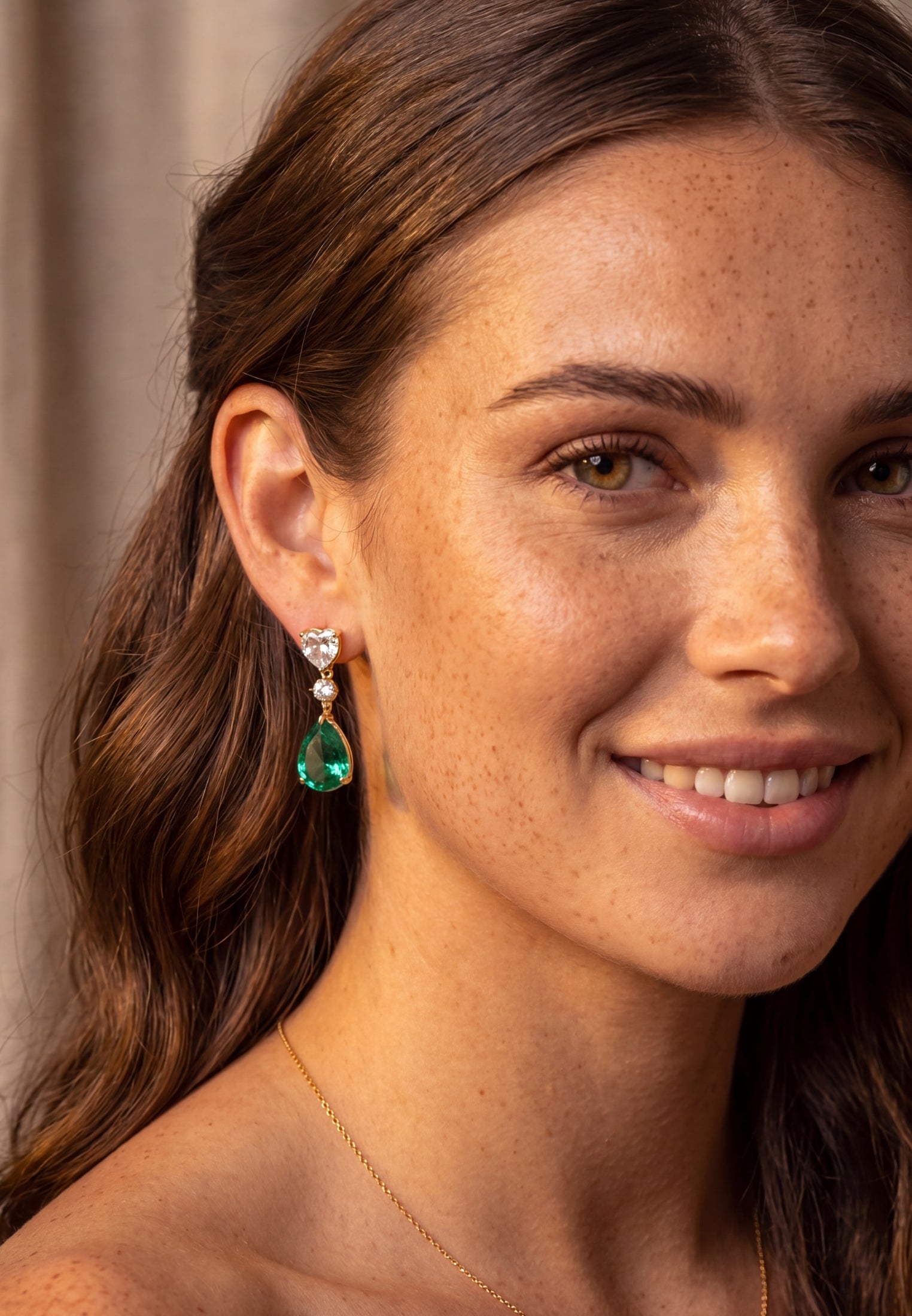 Irina Paraiba Tourmaline Teardrop Earrings Gold