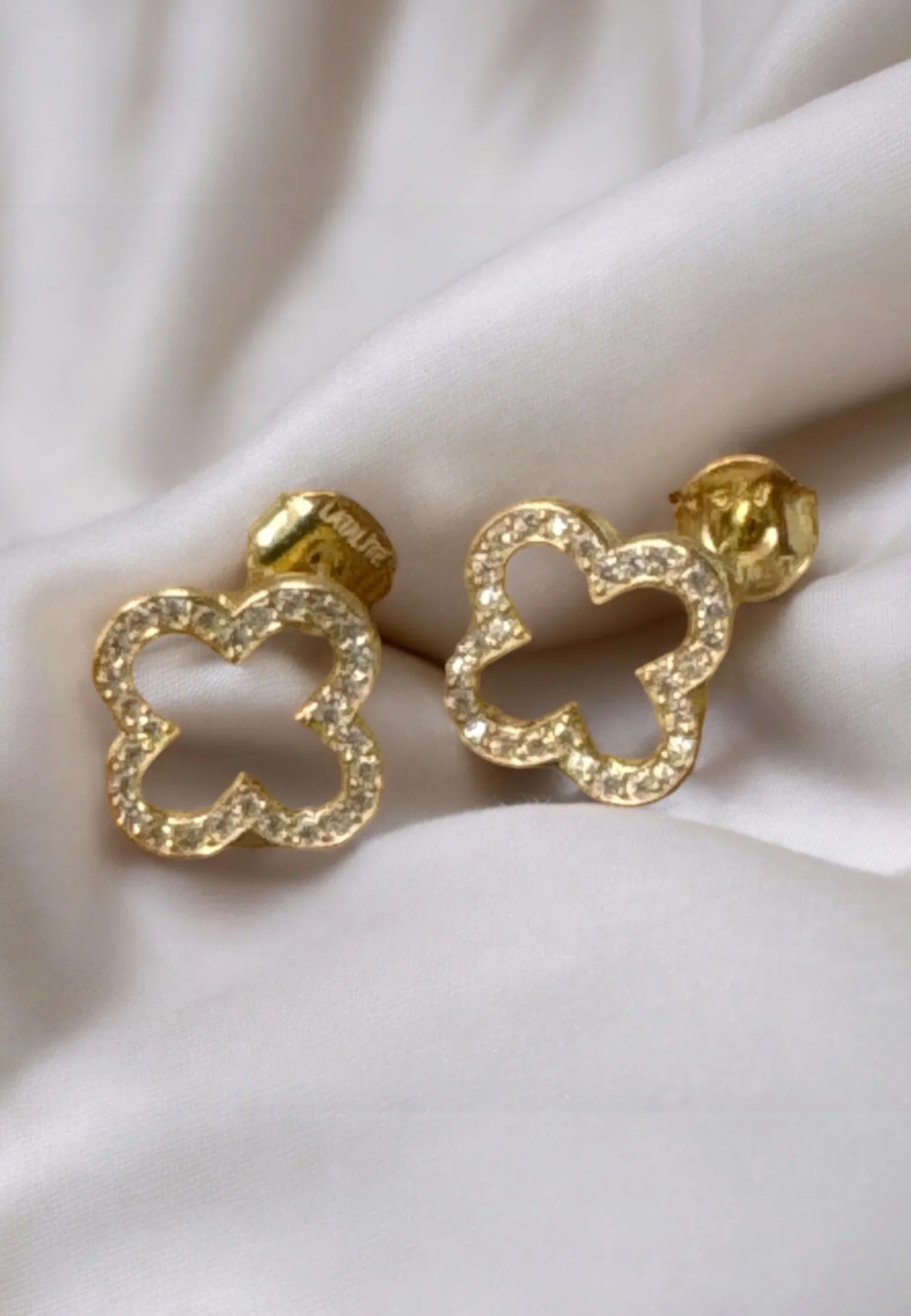 Still life of the earrings.