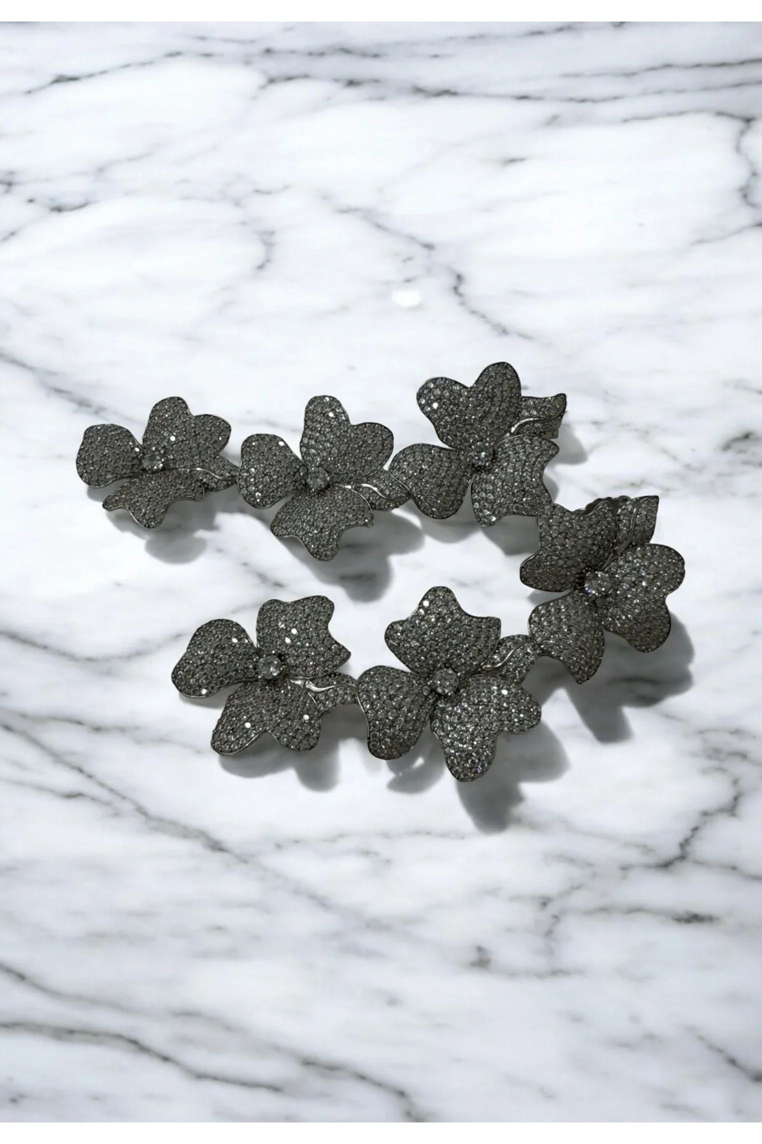 Still life of the earrings.