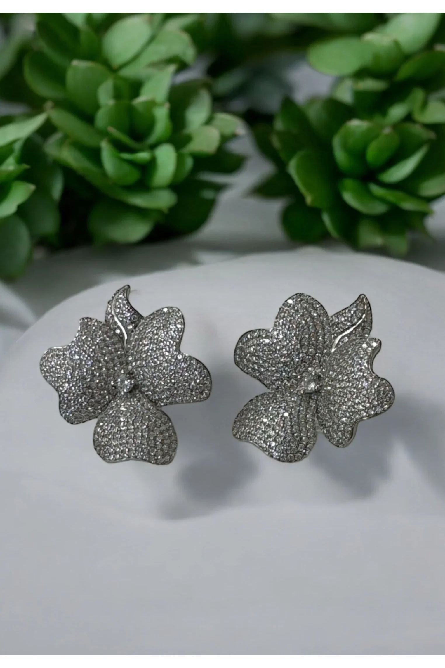 Still life of the earrings.