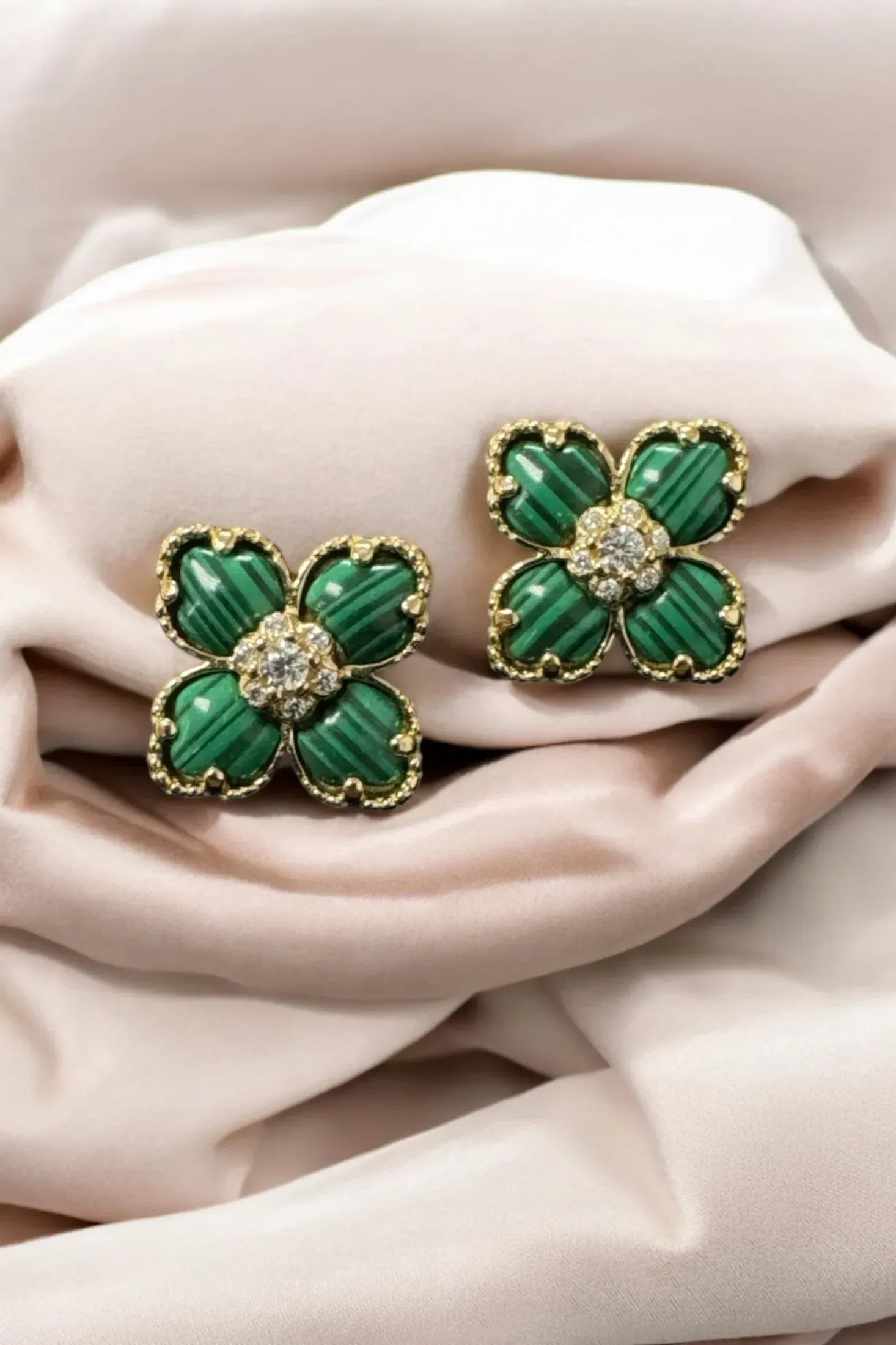 Still life of the earrings.