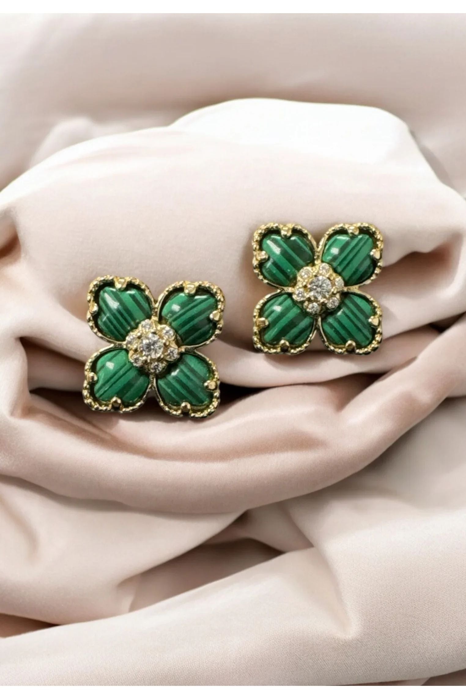 Still life of the earrings.