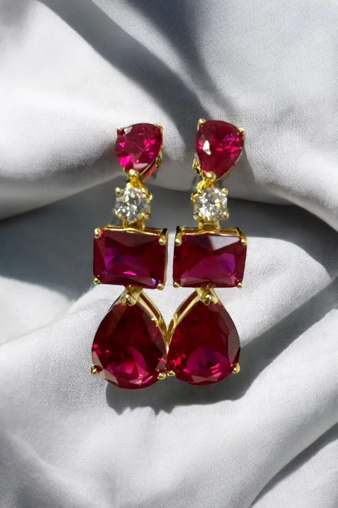 Still life of the earrings.