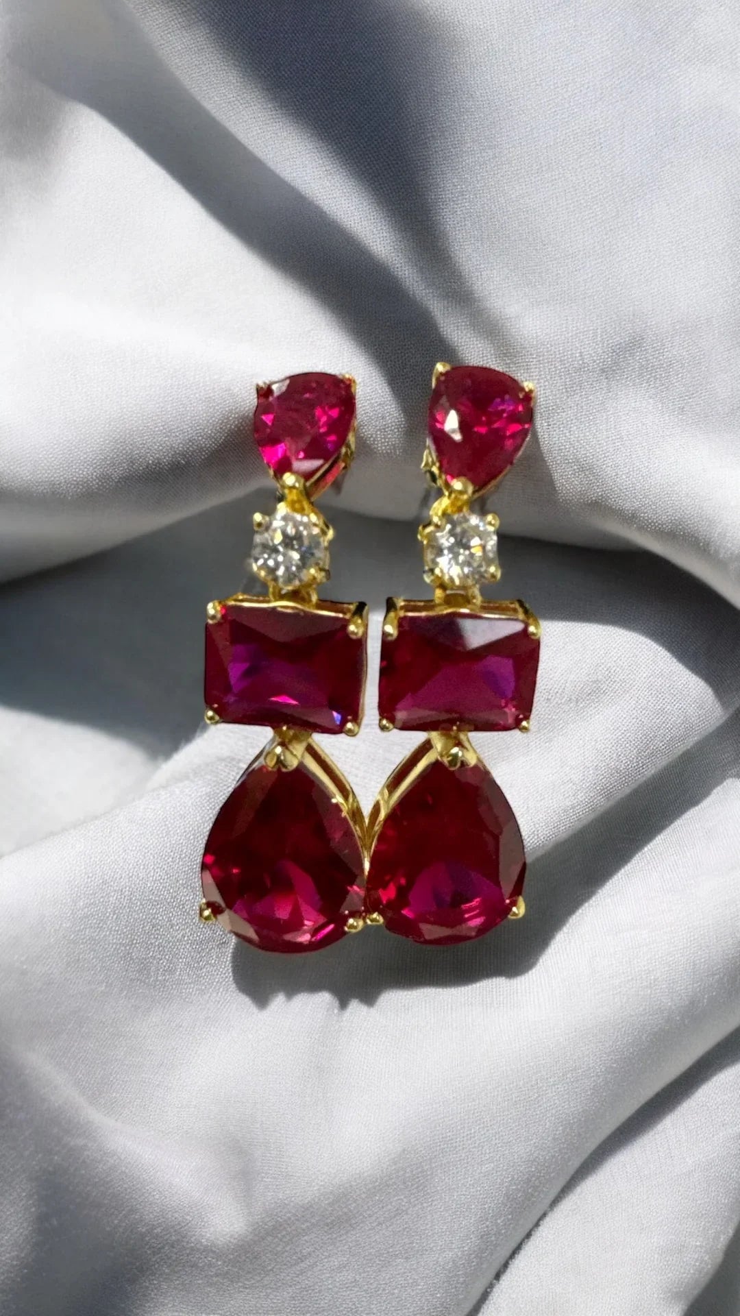 Still life of the earrings.