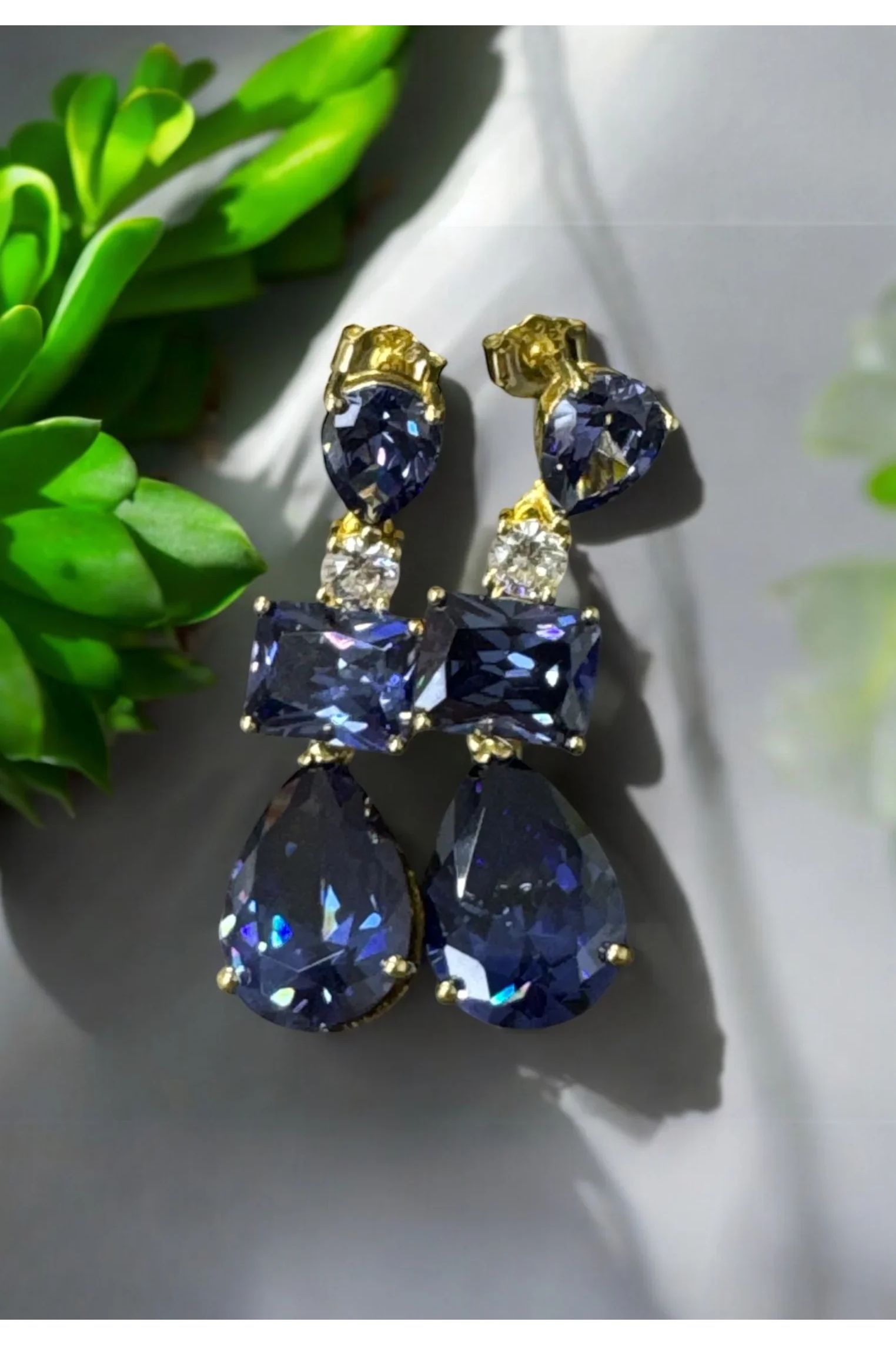 Still life of the earrings.