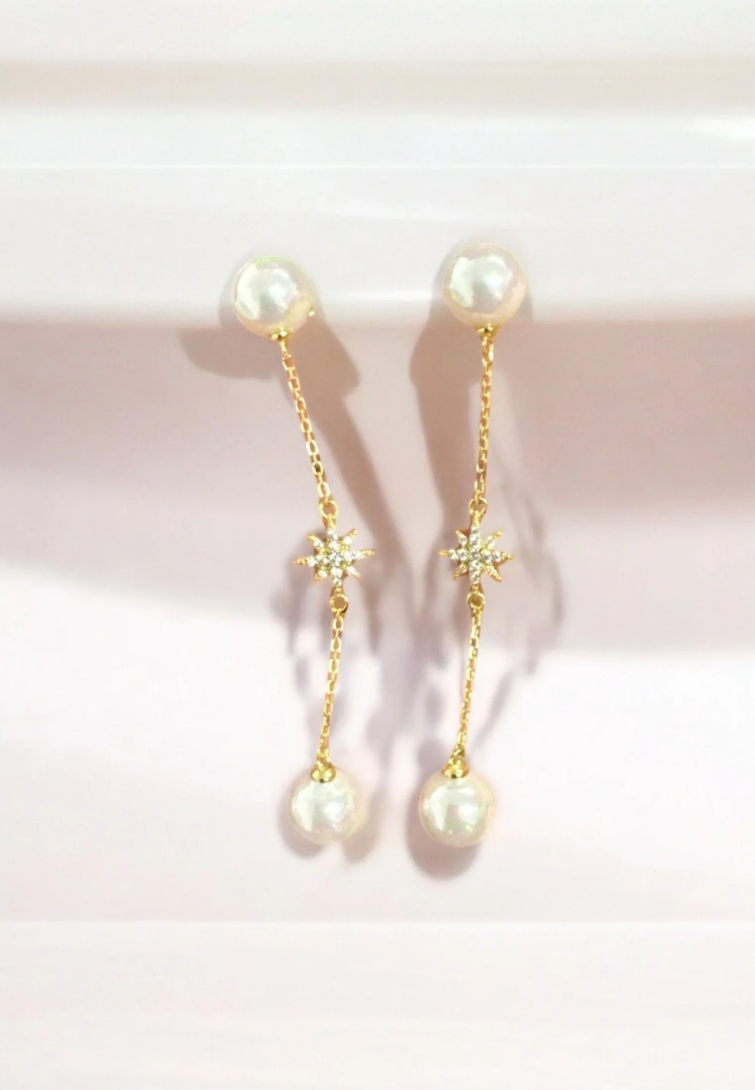 Still life of the earrings.