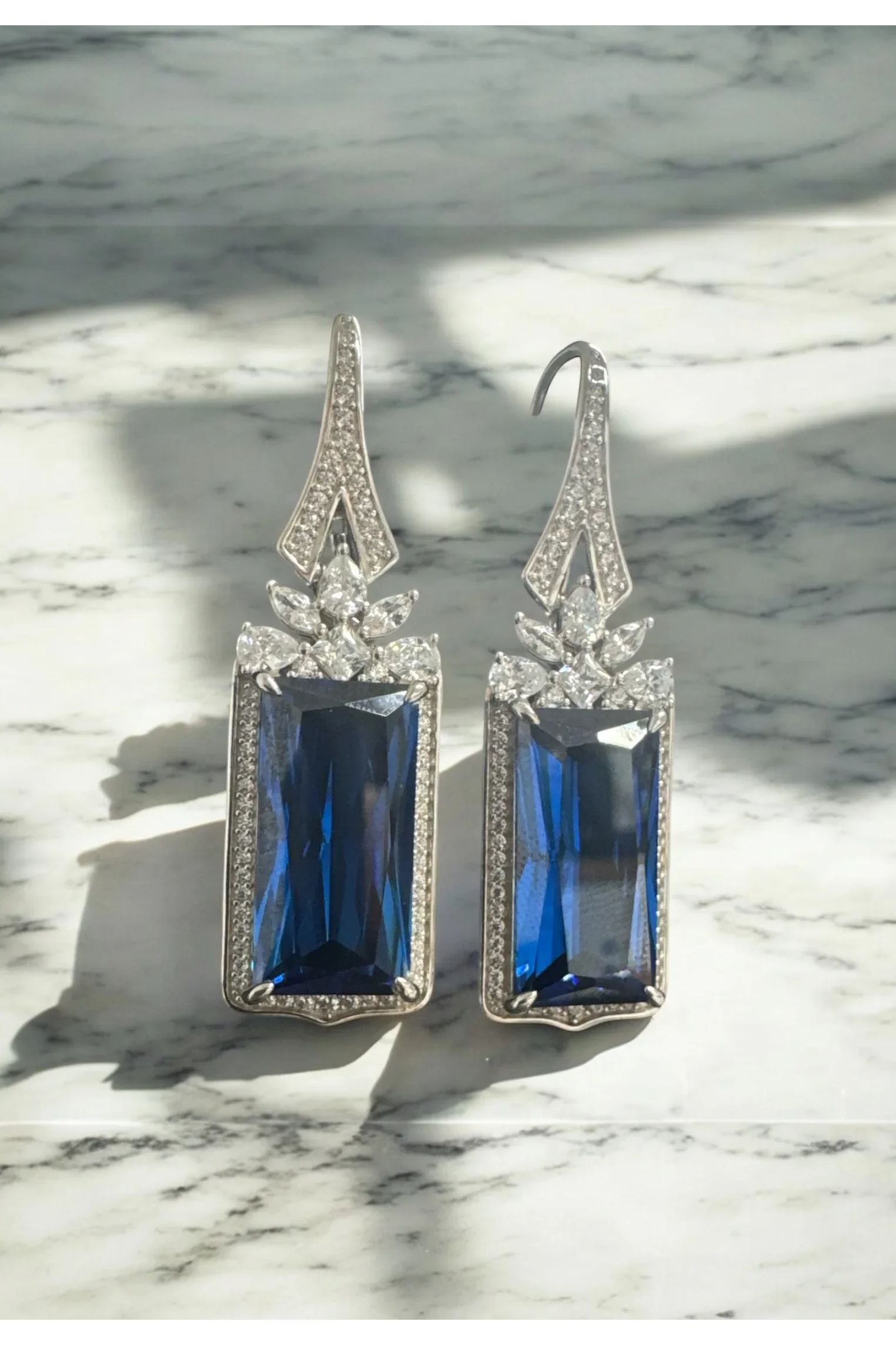 Still life of the earrings.