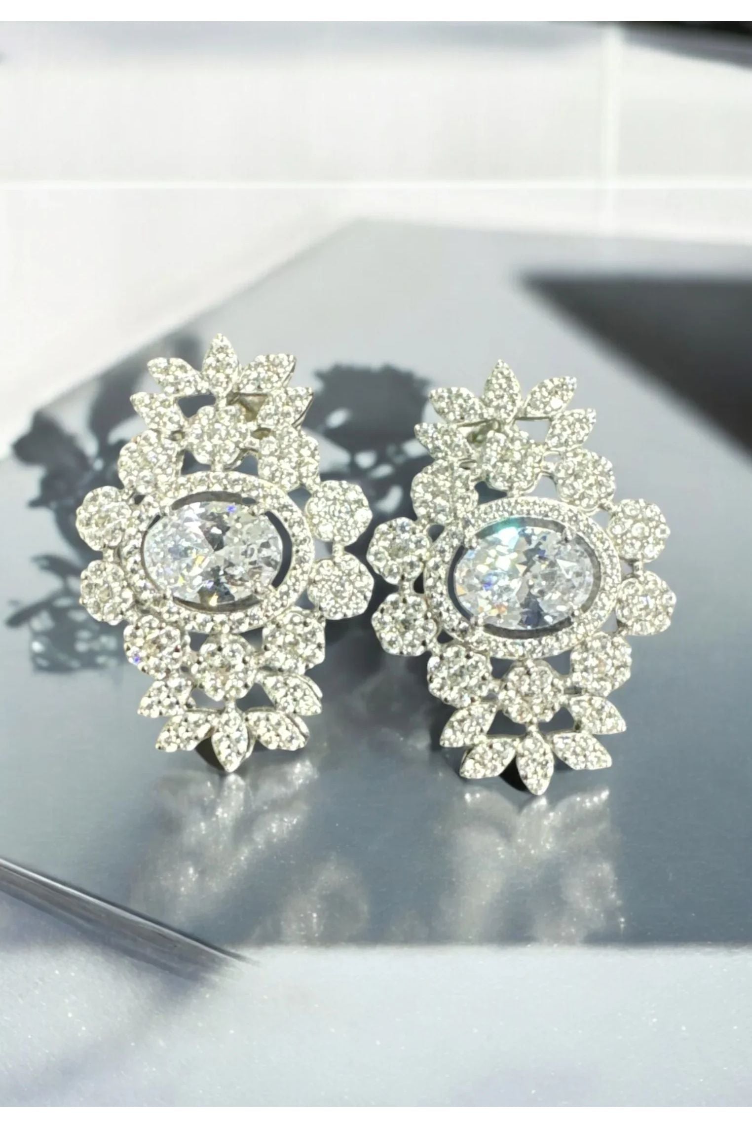 Still life of the earrings.