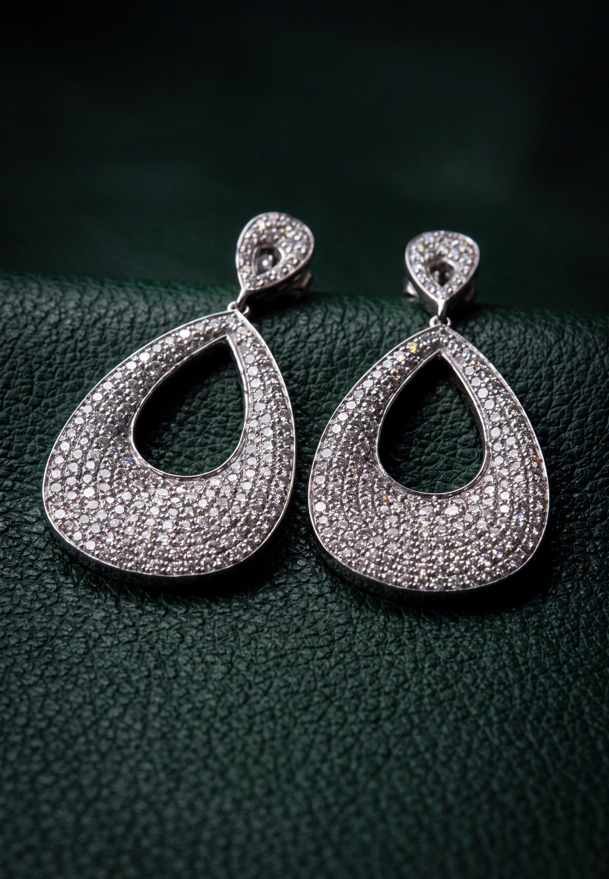 Samira Teardrop Earrings Silver