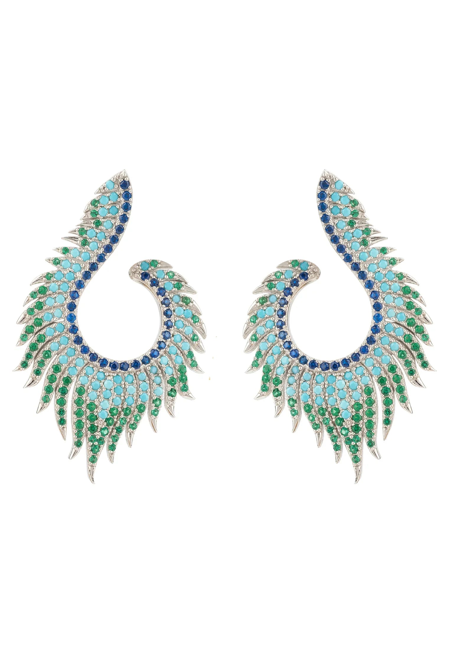 Cold flame earrings.