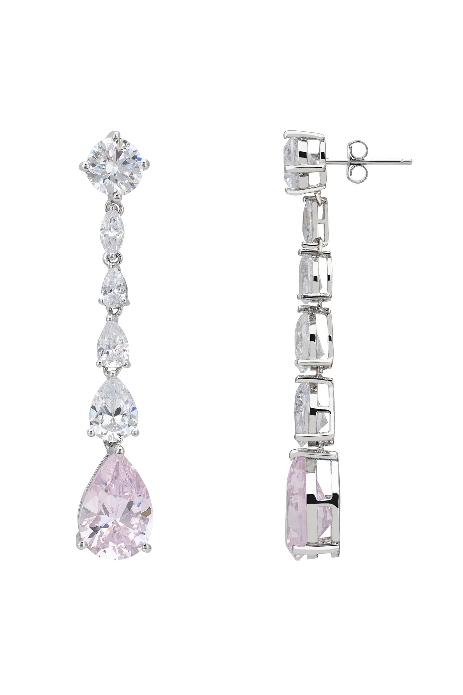 Push backing of the earrings.