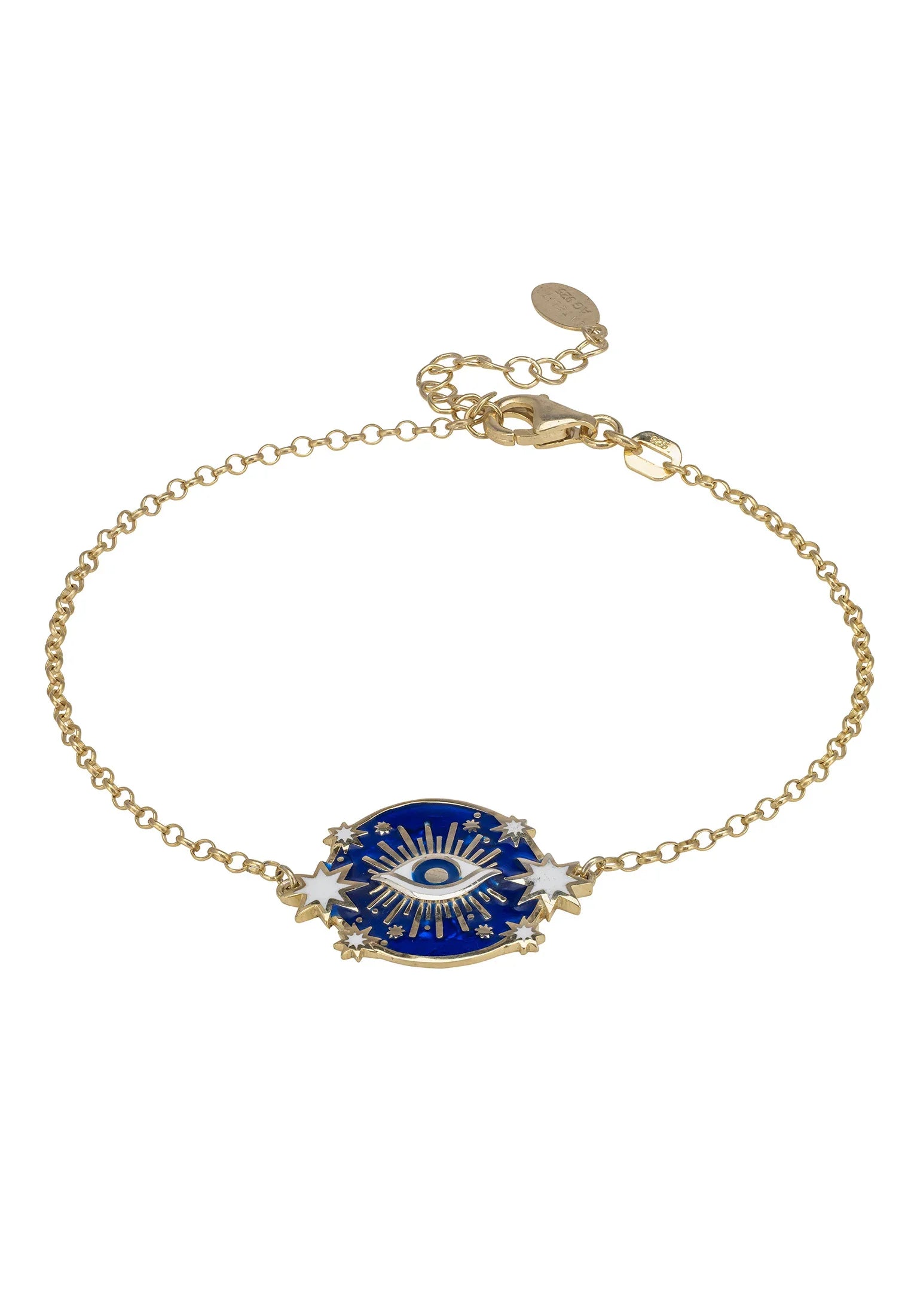 Celestial all seeing eye gold bracelet.