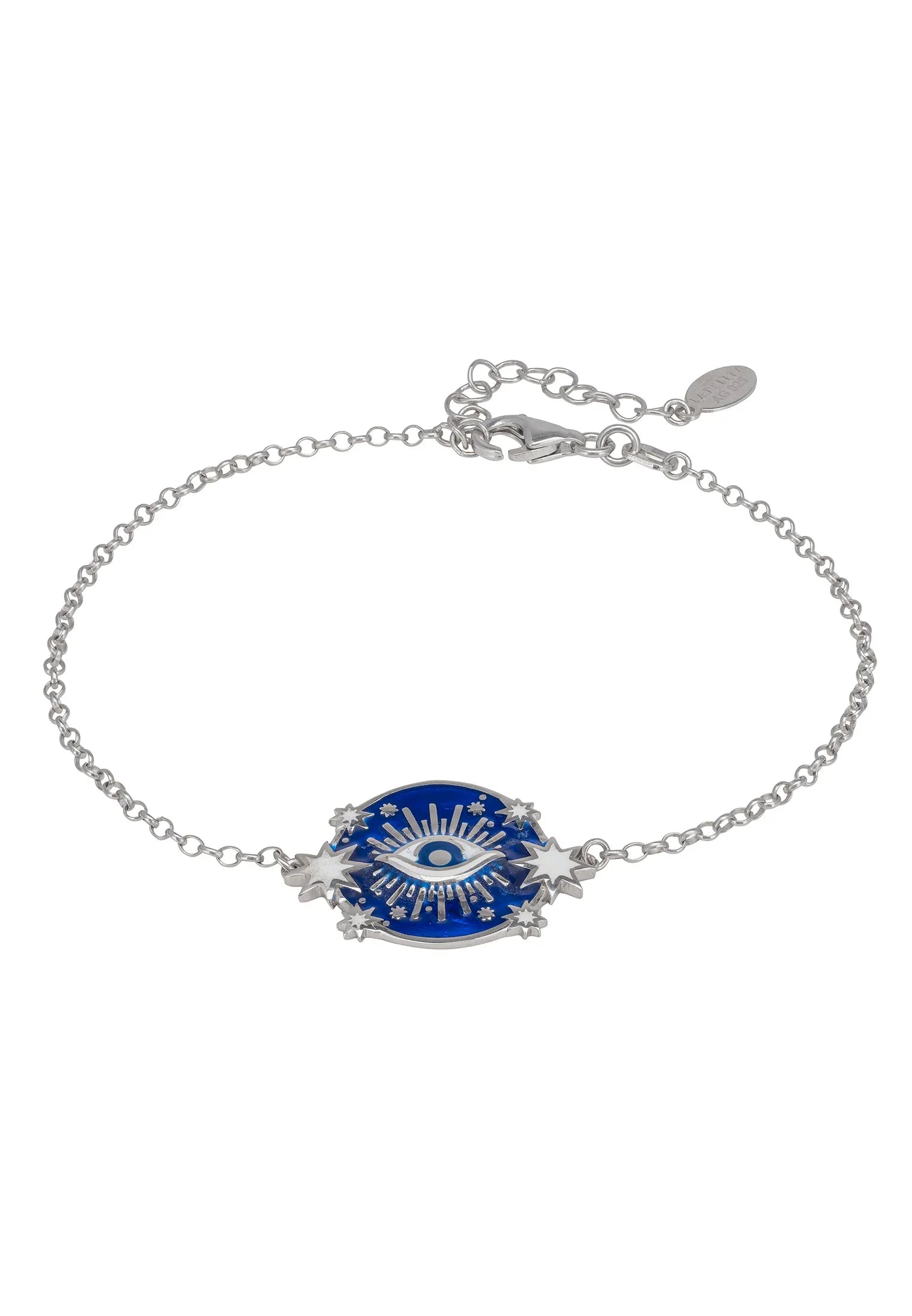 Celestial all seeing eye silver bracelet.