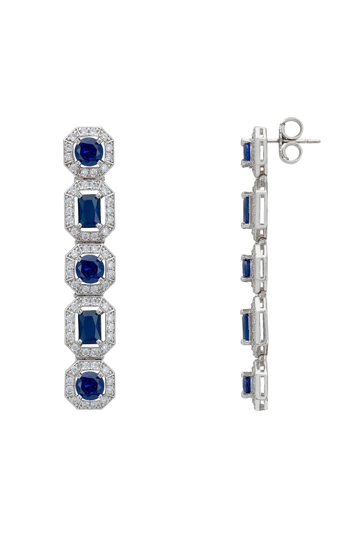 Push backing of the earrings.