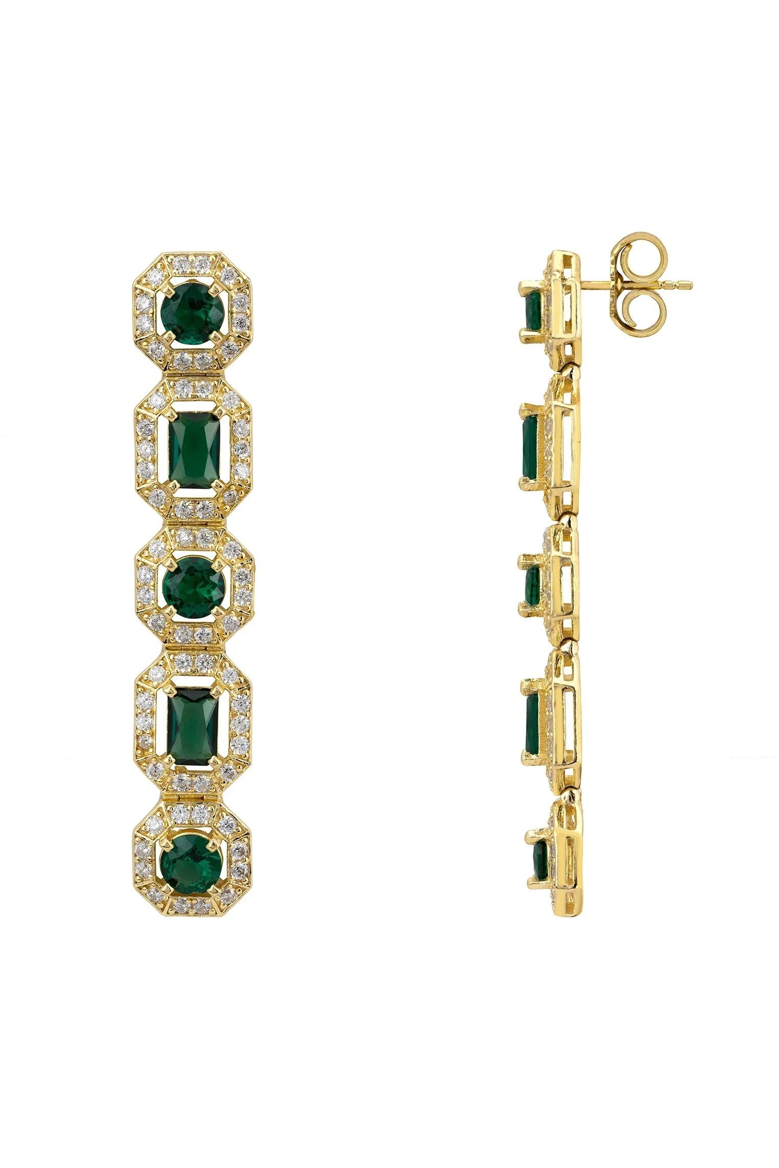 Push backing of the earrings.