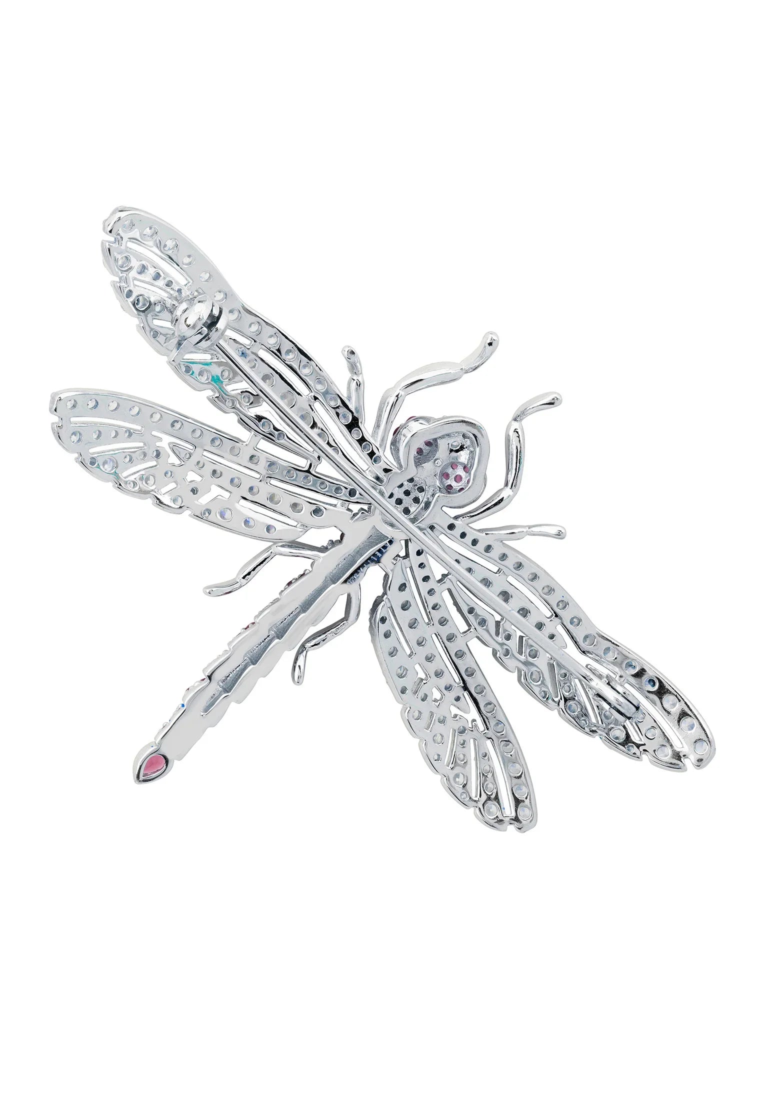 Pin back of the brooch.