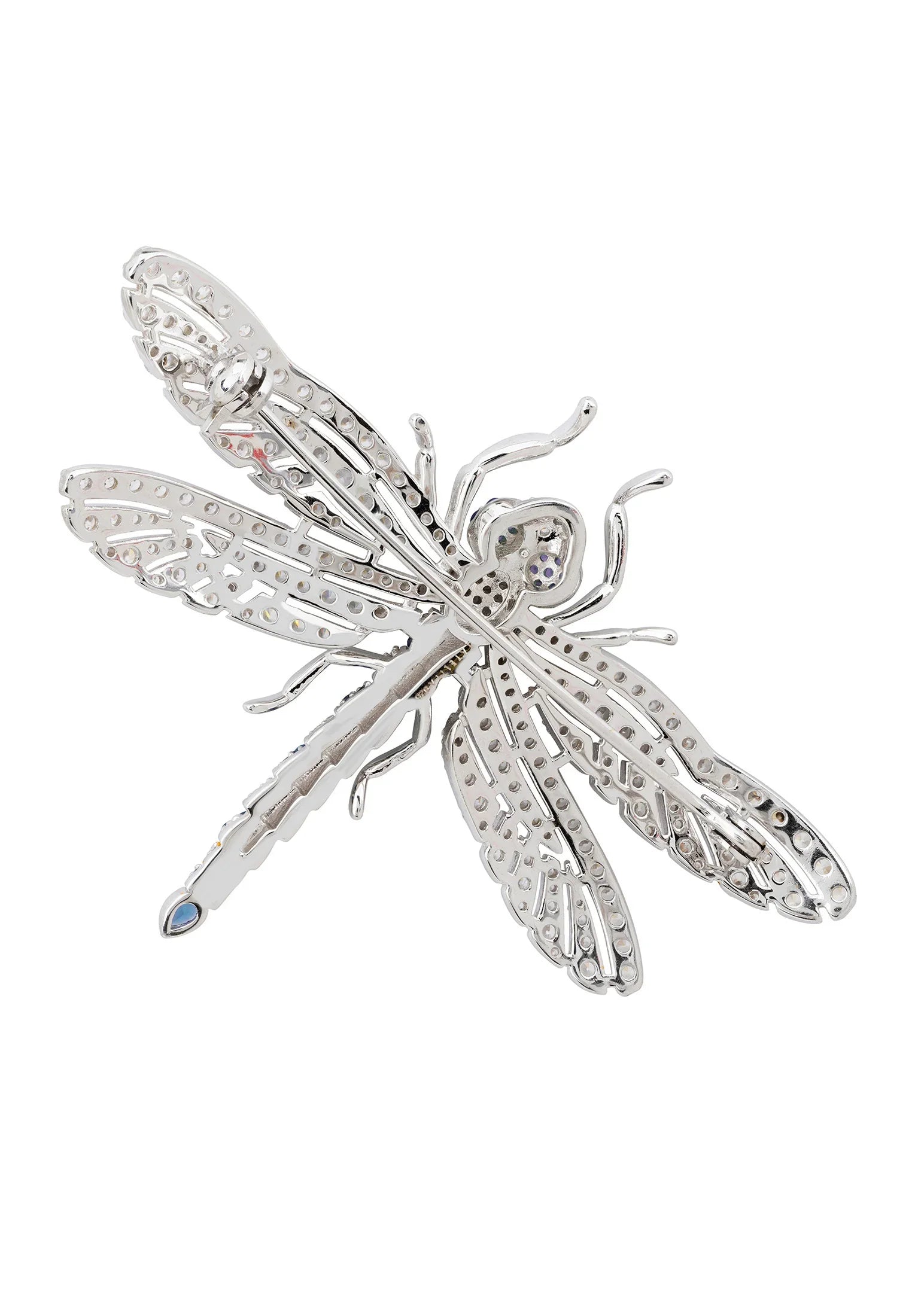 Pin back of the brooch.