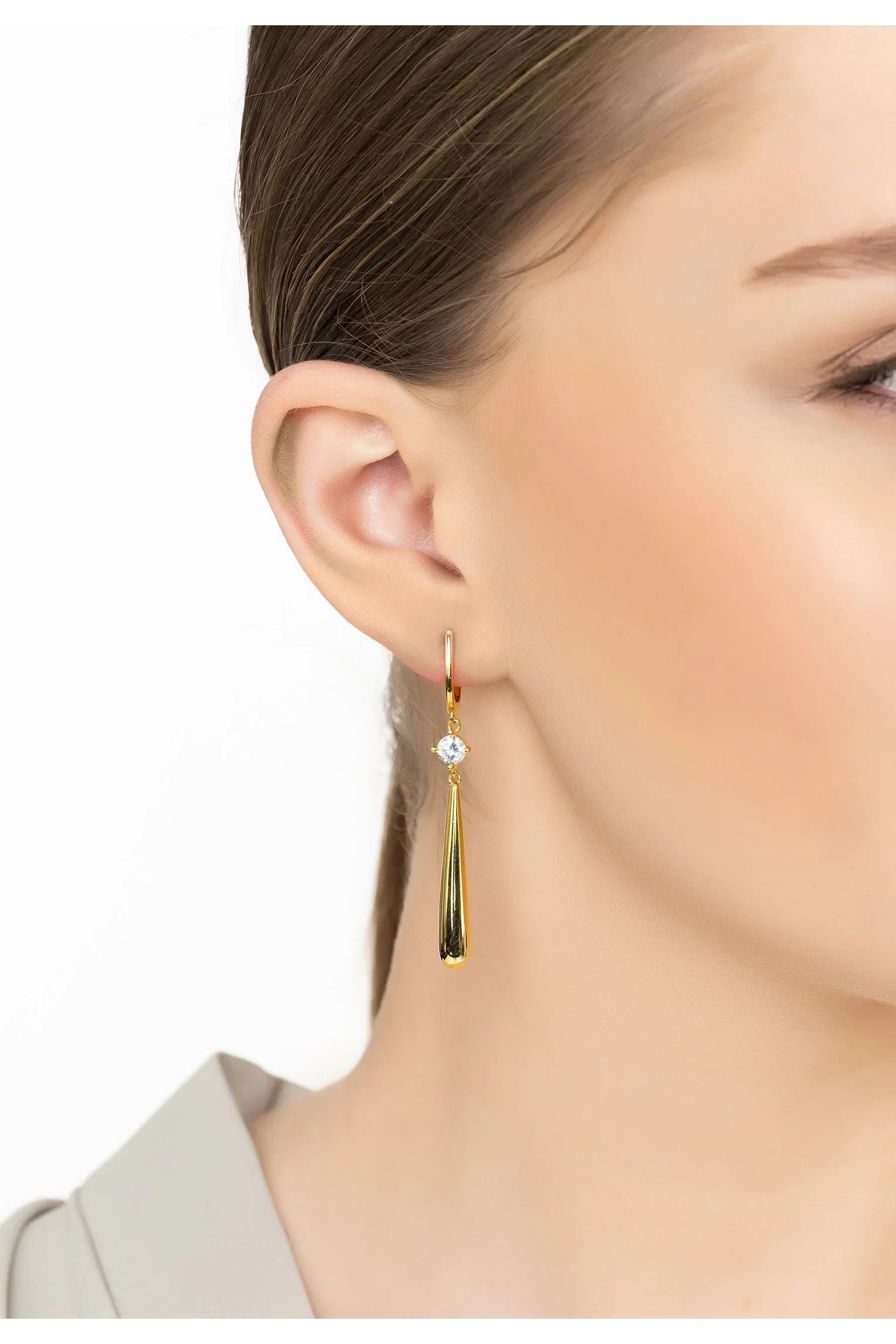 Pendientes Gota Zen Oro