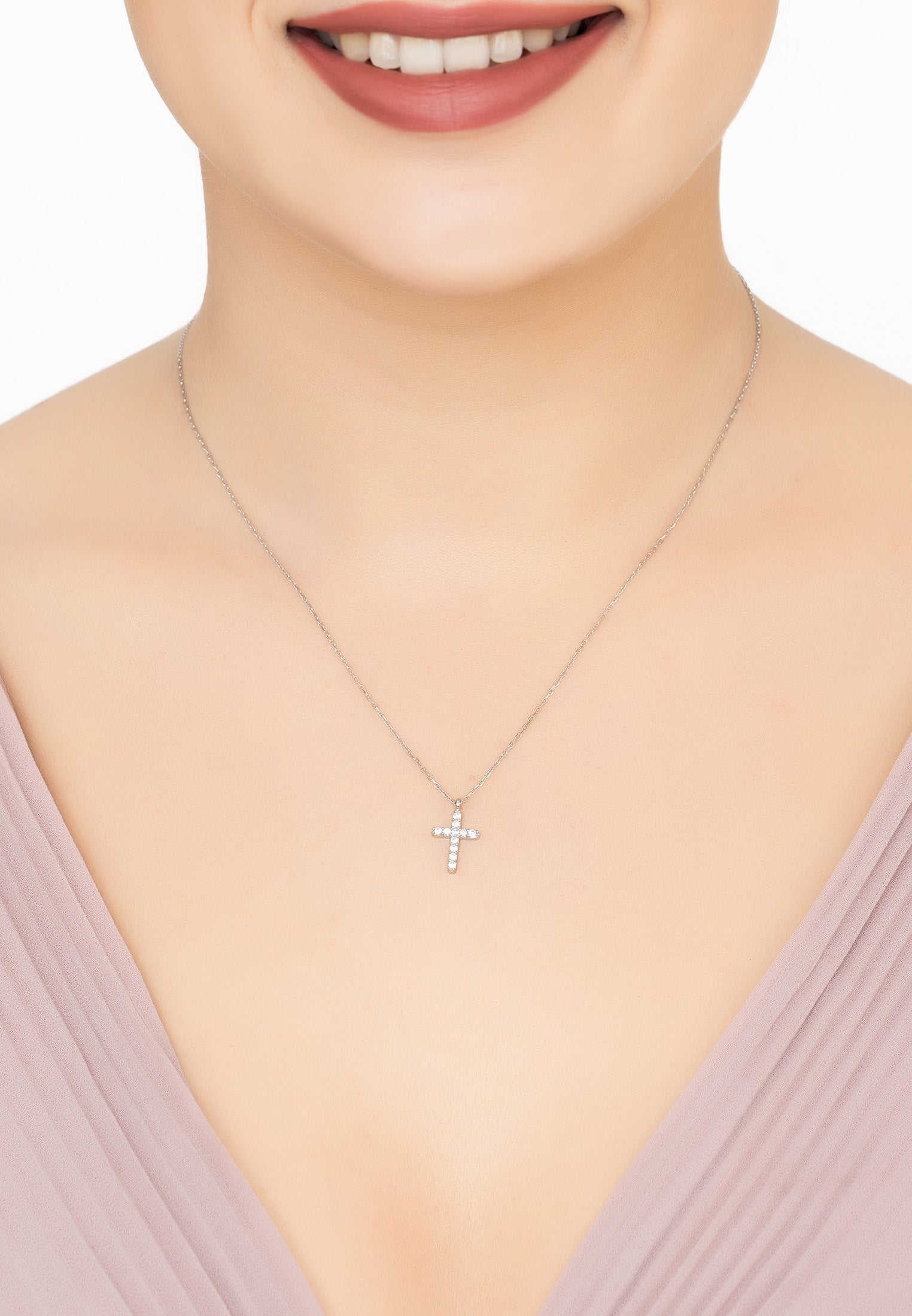 Divina Fashion Halskette mit Anhänger, Silber