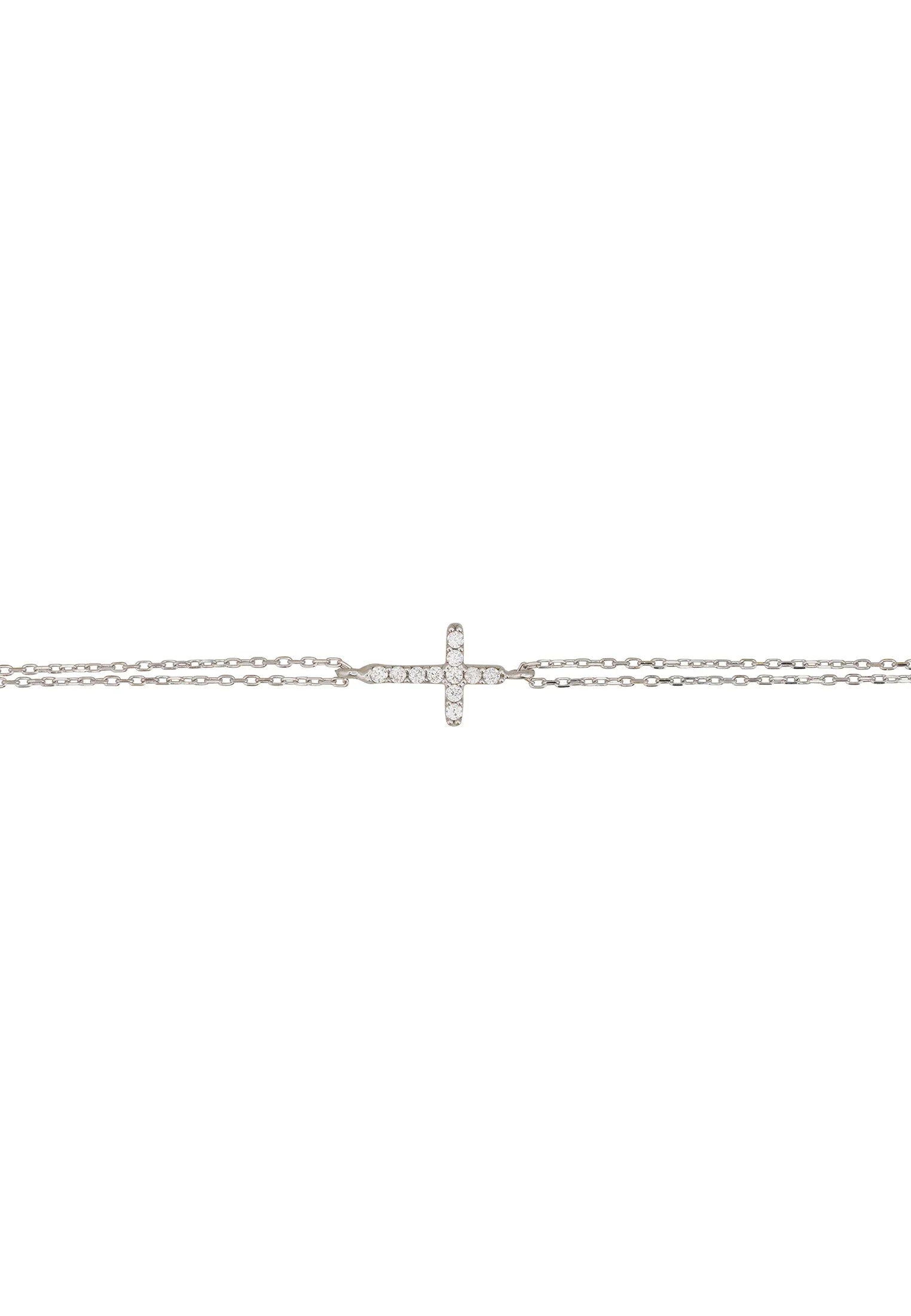 Divina Fashion Bracelet Silver (Cross)