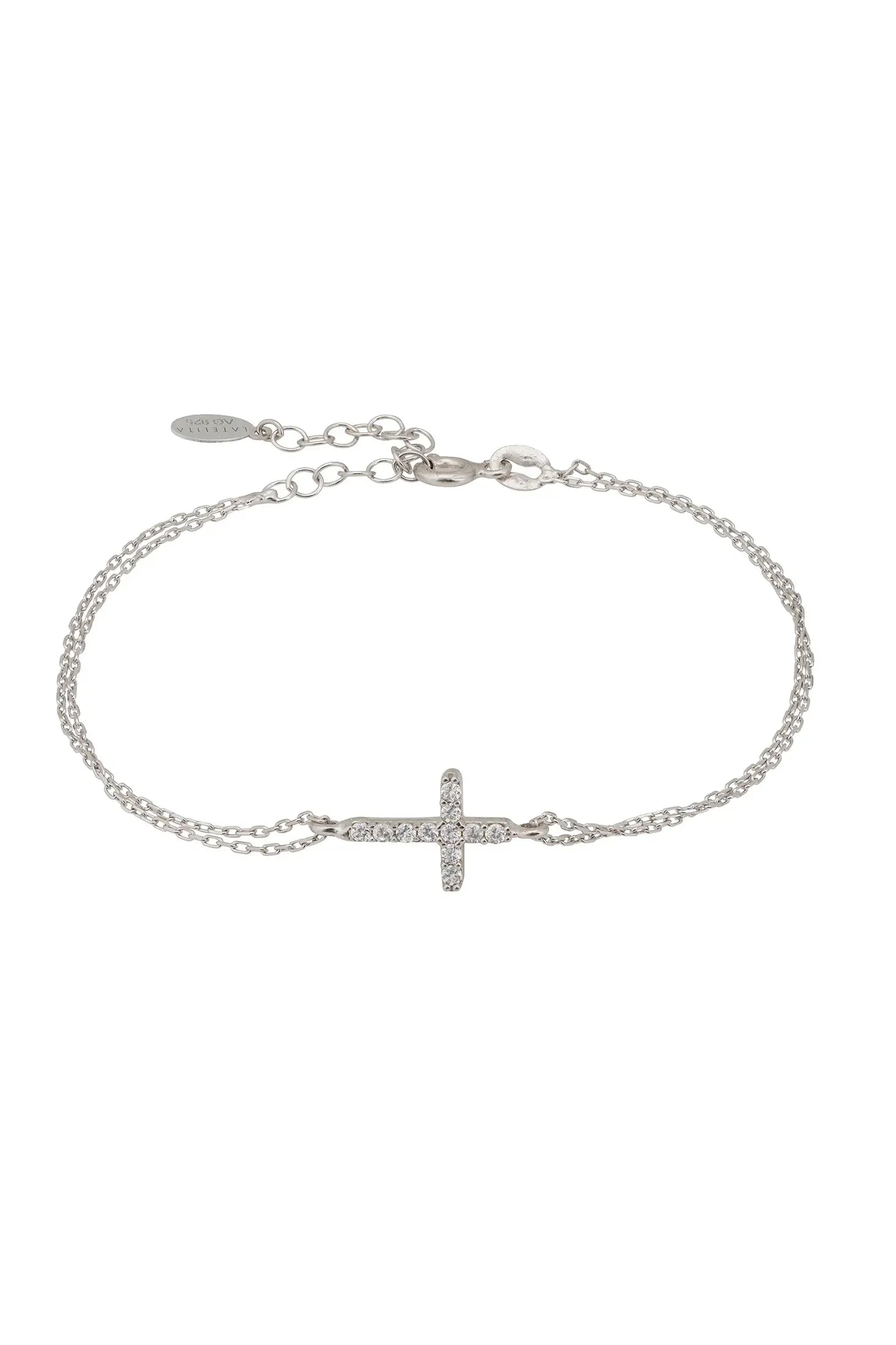 Divina Fashion Bracelet Silver (Cross)