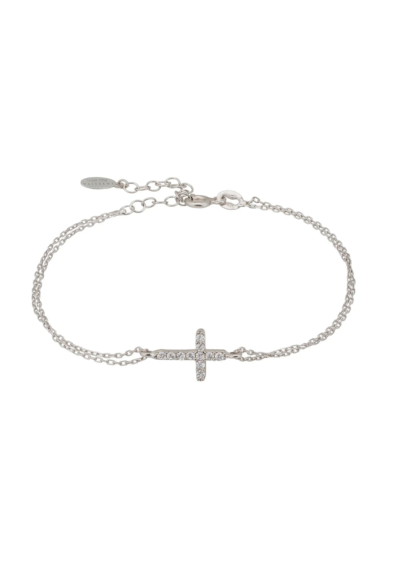 Divina Fashion Bracelet Silver (Cross)