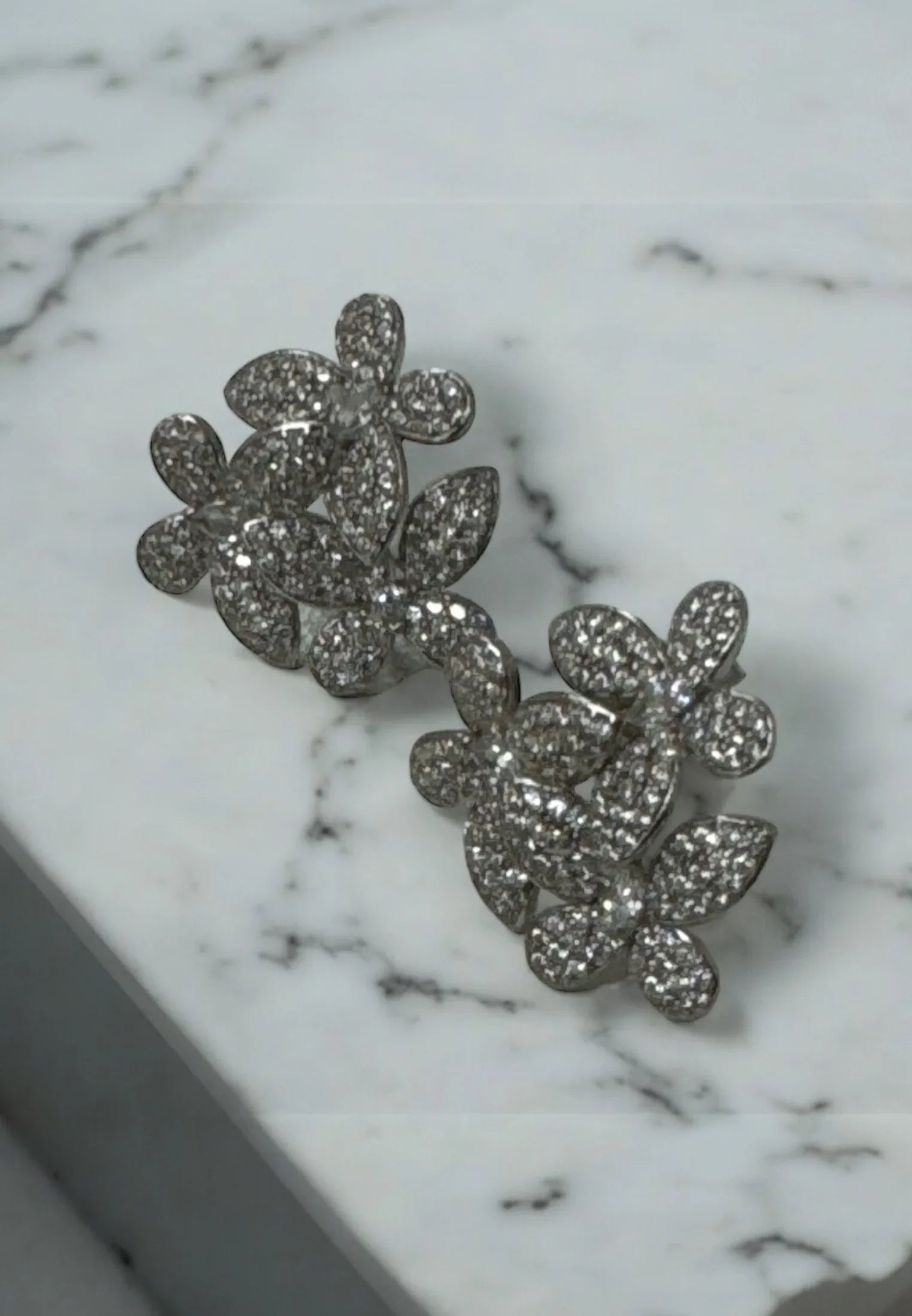 Still life of the earrings.