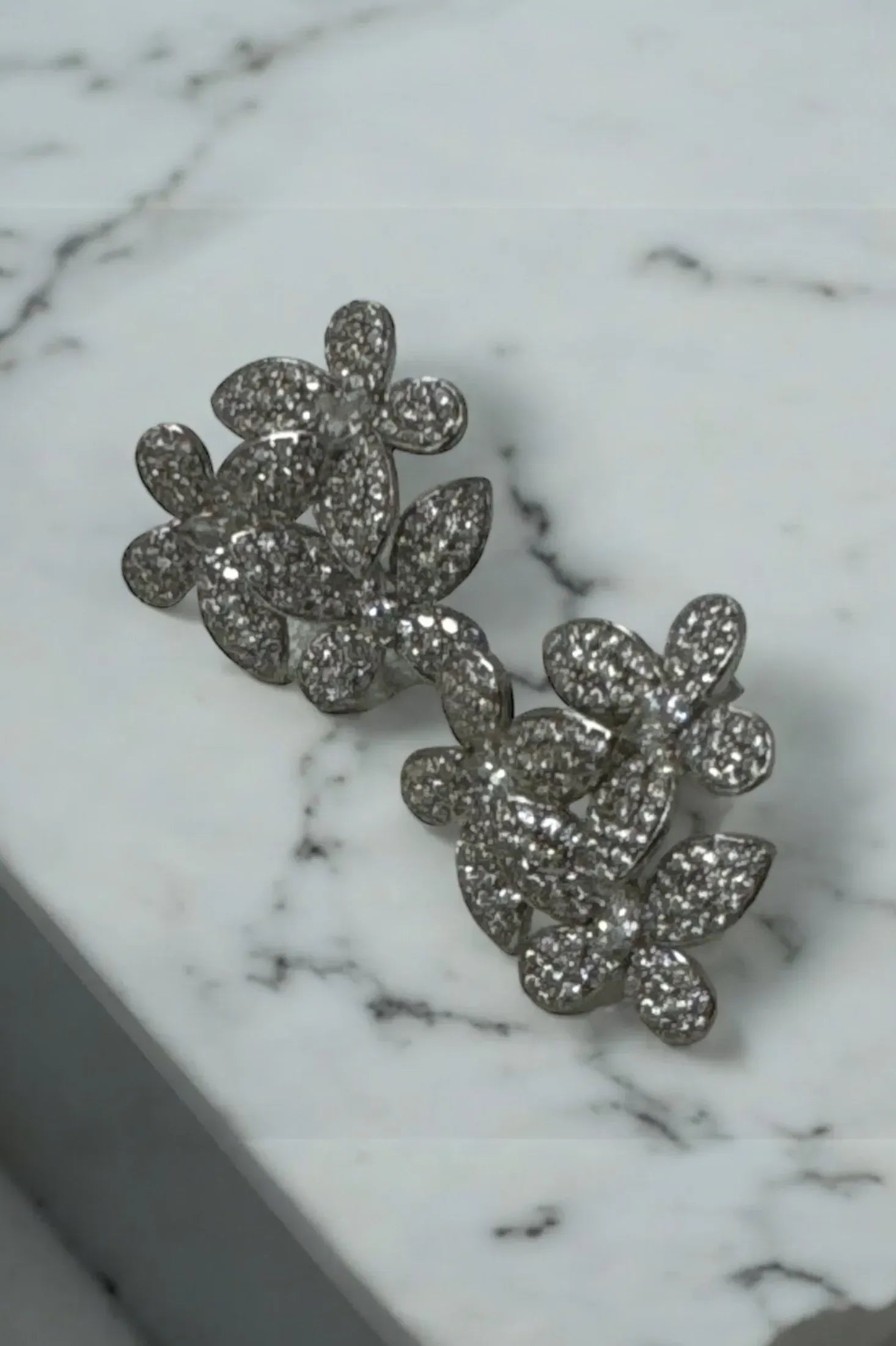 Still life of the earrings.