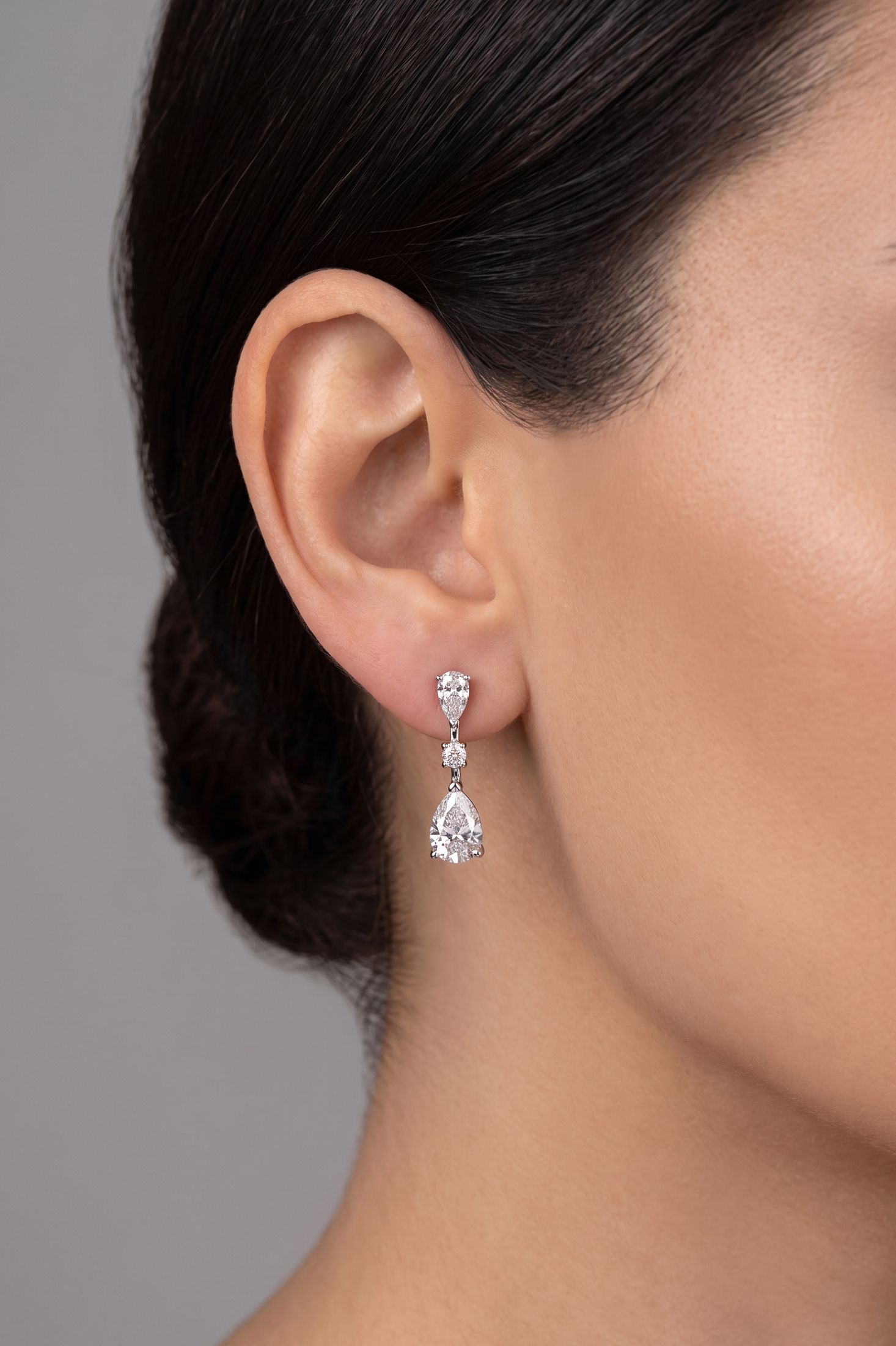 Forever After Drop Earrings Silver