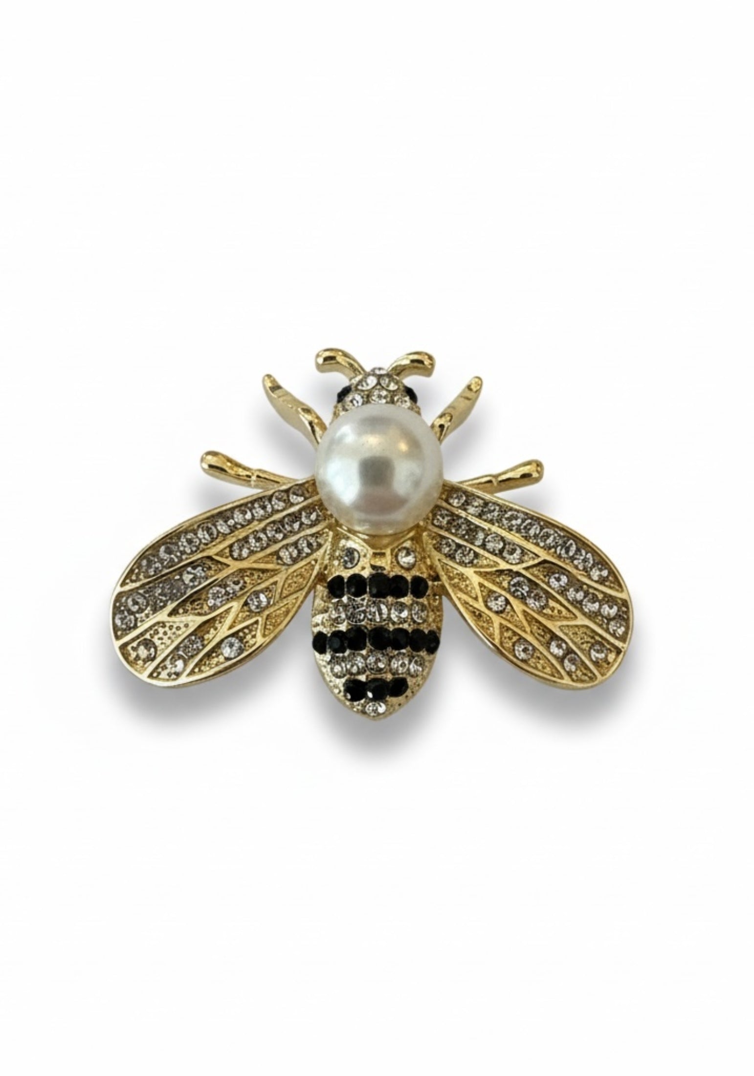 Bumble Bee Brooch Gold