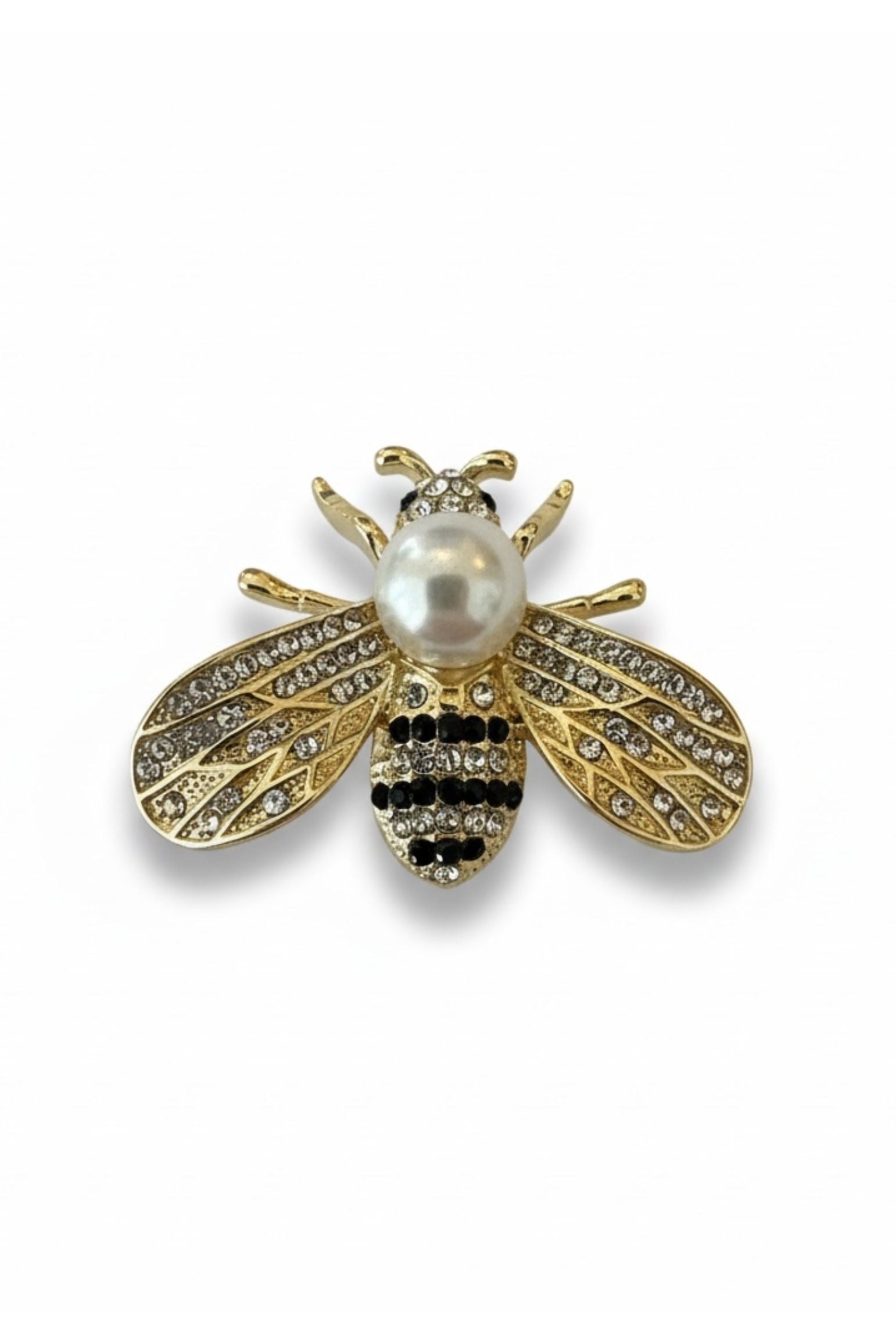 Bumble Bee Brooch Gold