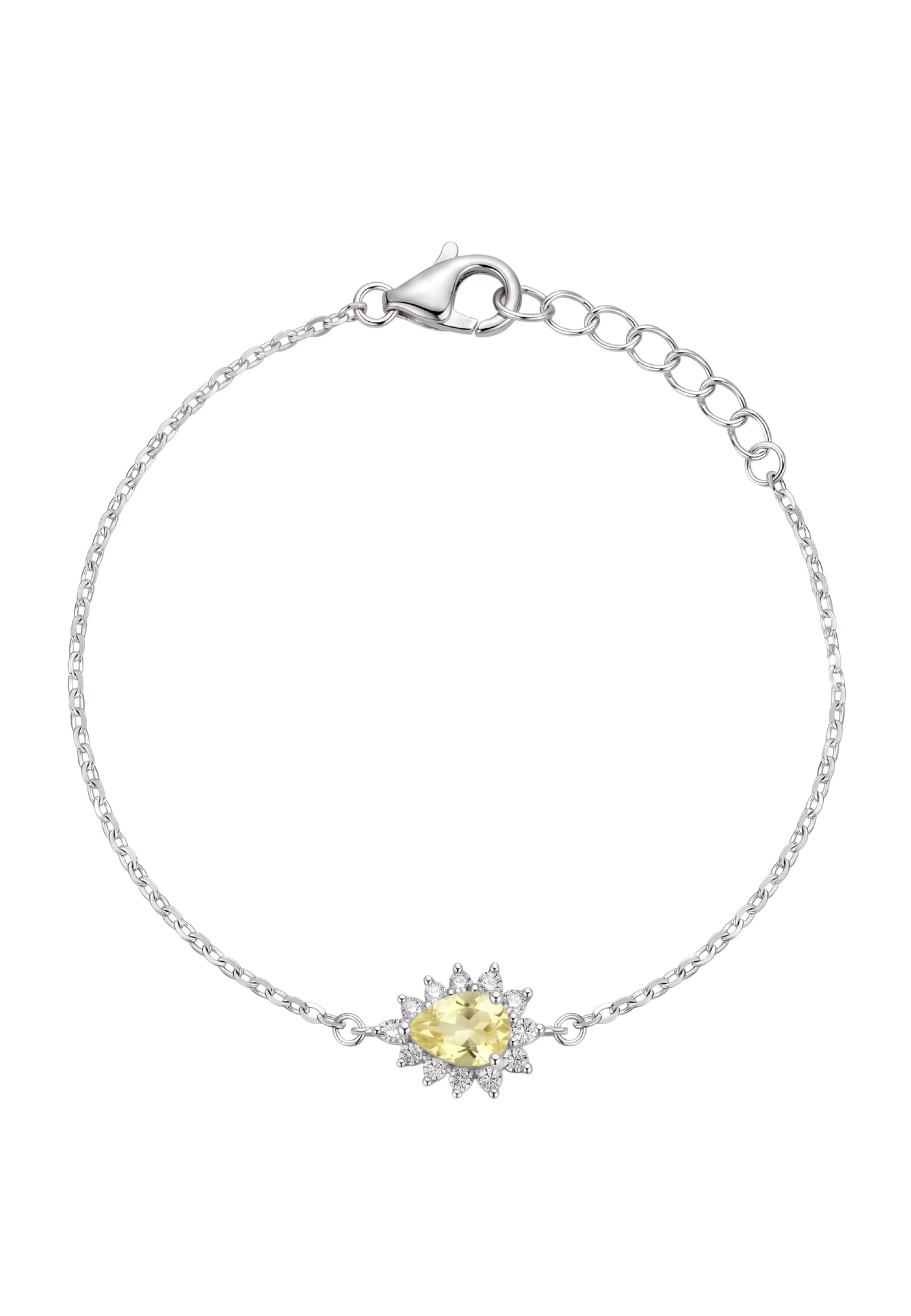 Phillippa Bracelet Yellow Topaz Silver