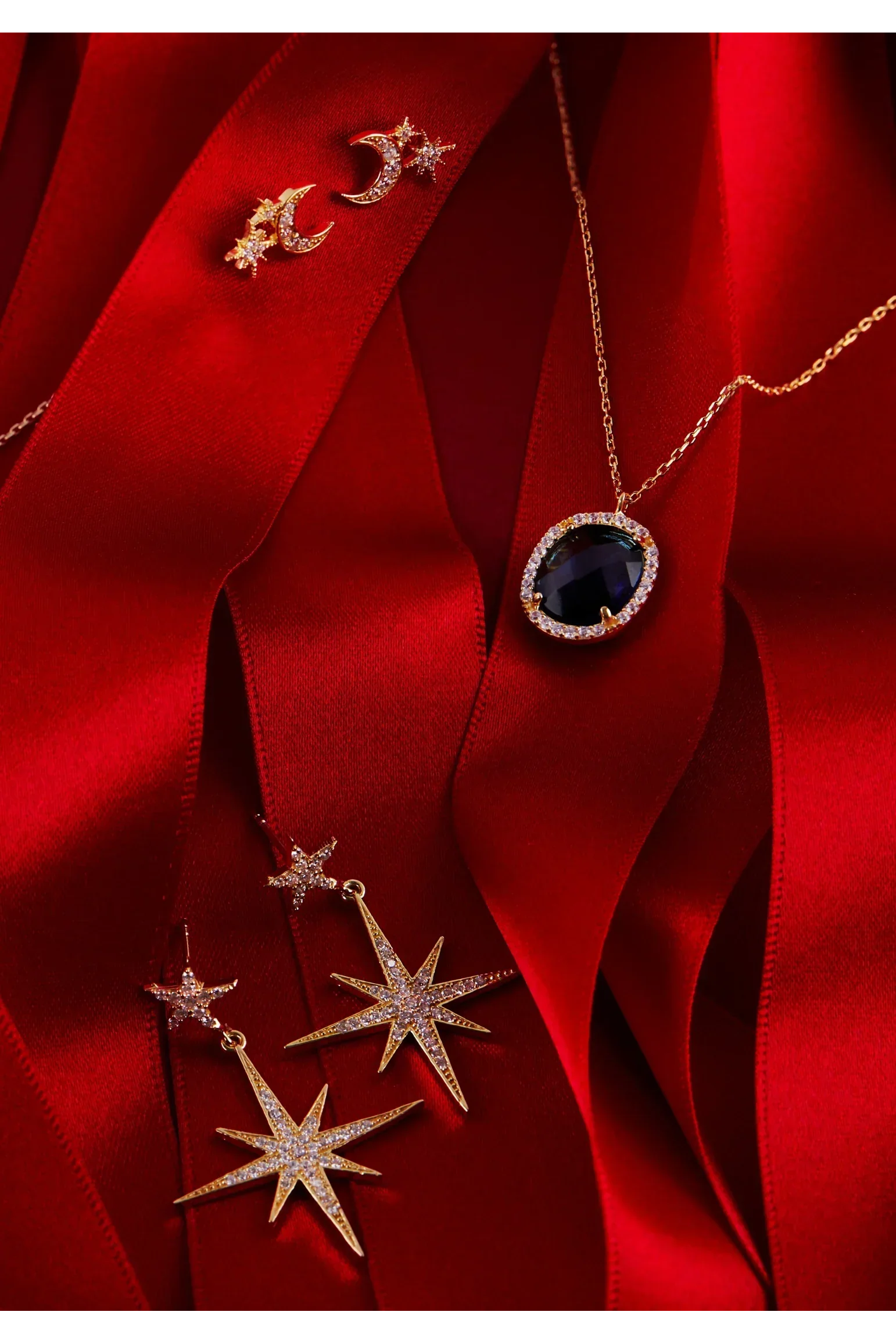 Beatrice Oval Gemstone Pendant Necklace Rose Gold Pink Tourmaline